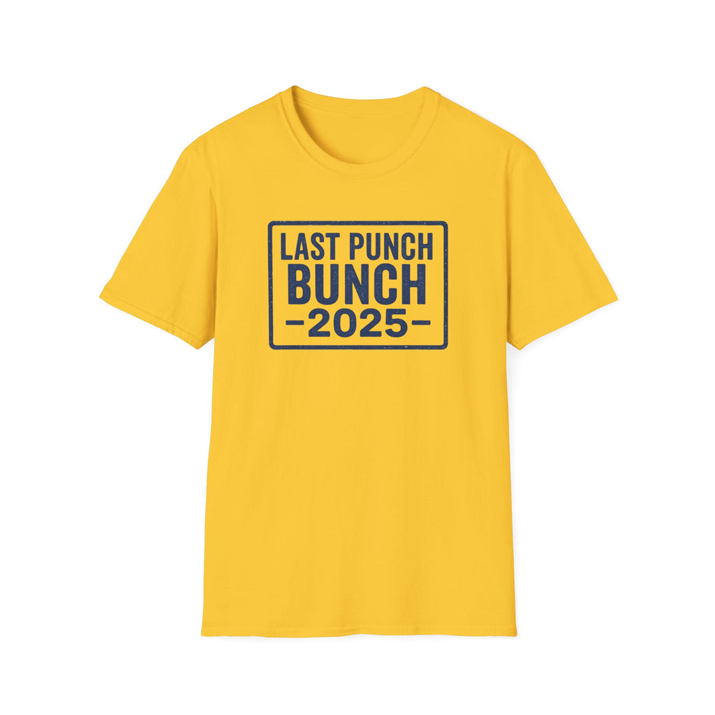 Unisex Softstyle T-Shirt - Last Punch Bunch 2025, Gift Ideas For Retirees, Perfect For Postal Workers