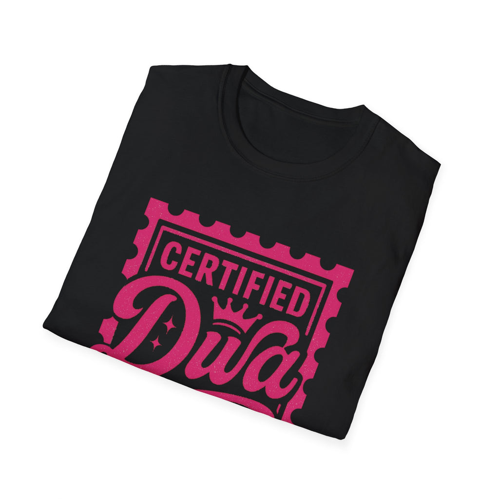 Certified Diva Mail Mischief Unisex T-Shirt, Fun Graphic Tee, Playful Gift, Casual Wear, Birthday, Holiday Celebrations