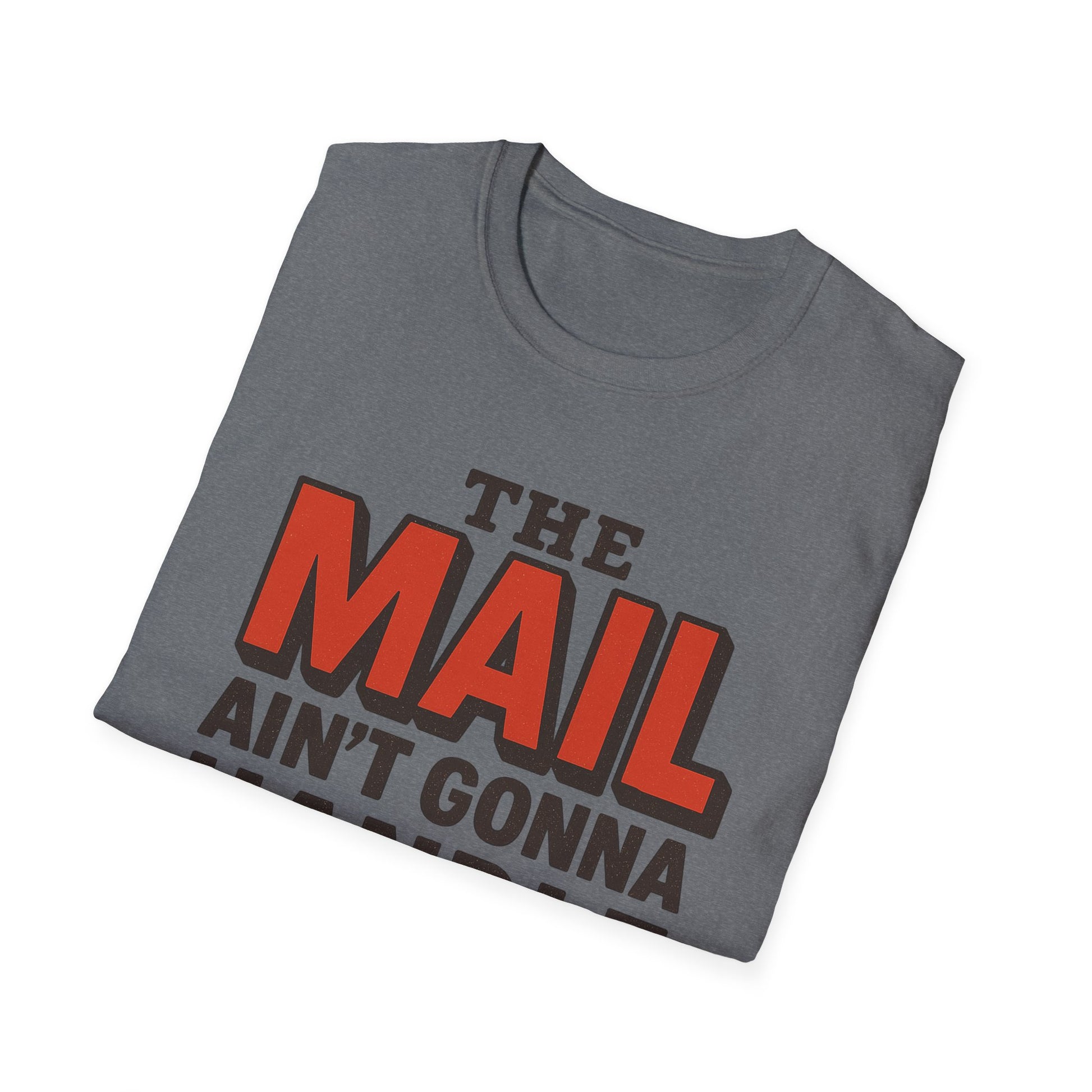 Funny Quirky T-Shirt, Humorous Tee for Mail Lovers, Gift for Postal Workers, Unique Casual Wear, Everyday Humor Top