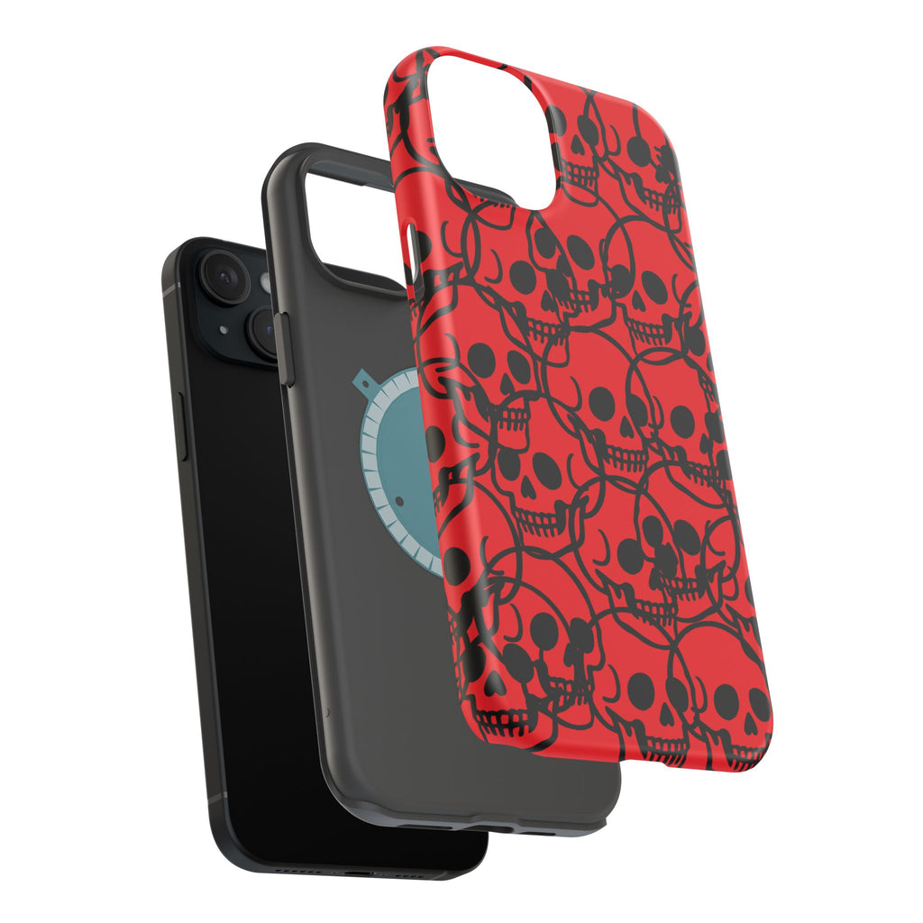 Magnetic Impact-Resistant Skull Cases