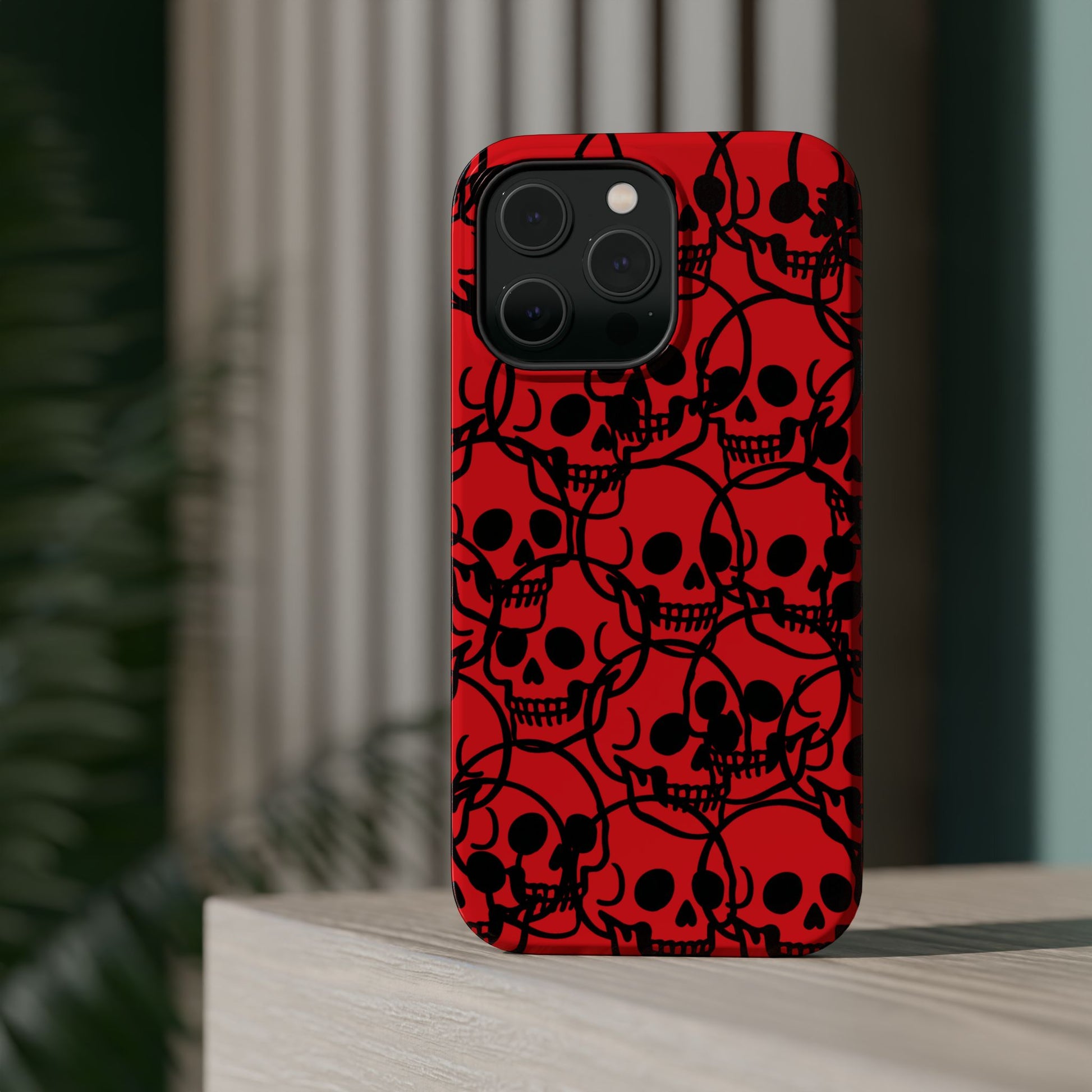 Magnetic Impact-Resistant Skull Cases