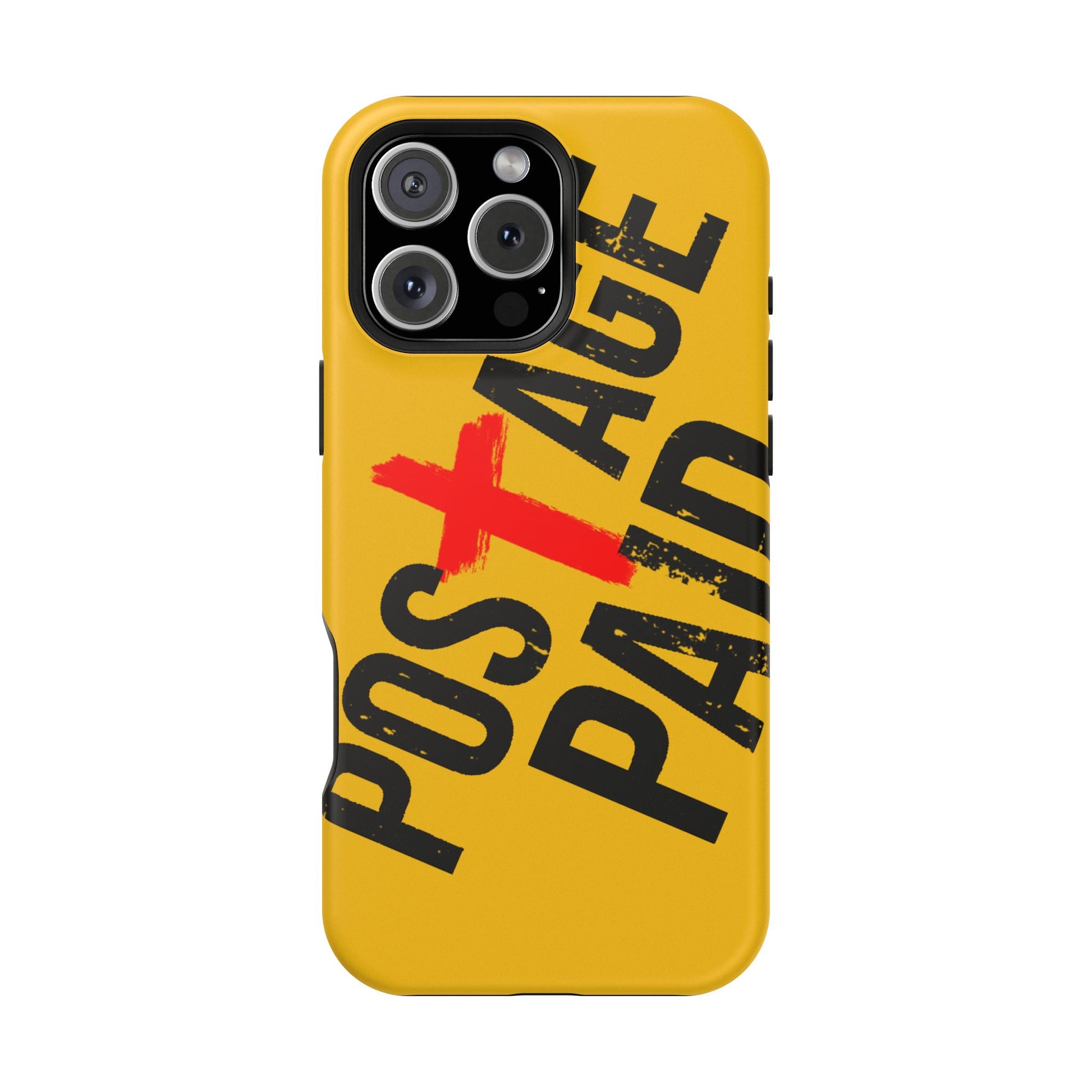 Impact-Resistant Phone Case - 'Postage Paid' Design, Inspiration Phone Case, Gifts For Faith Believers, Gifts For Postal Workers, Inspirational Gifts.