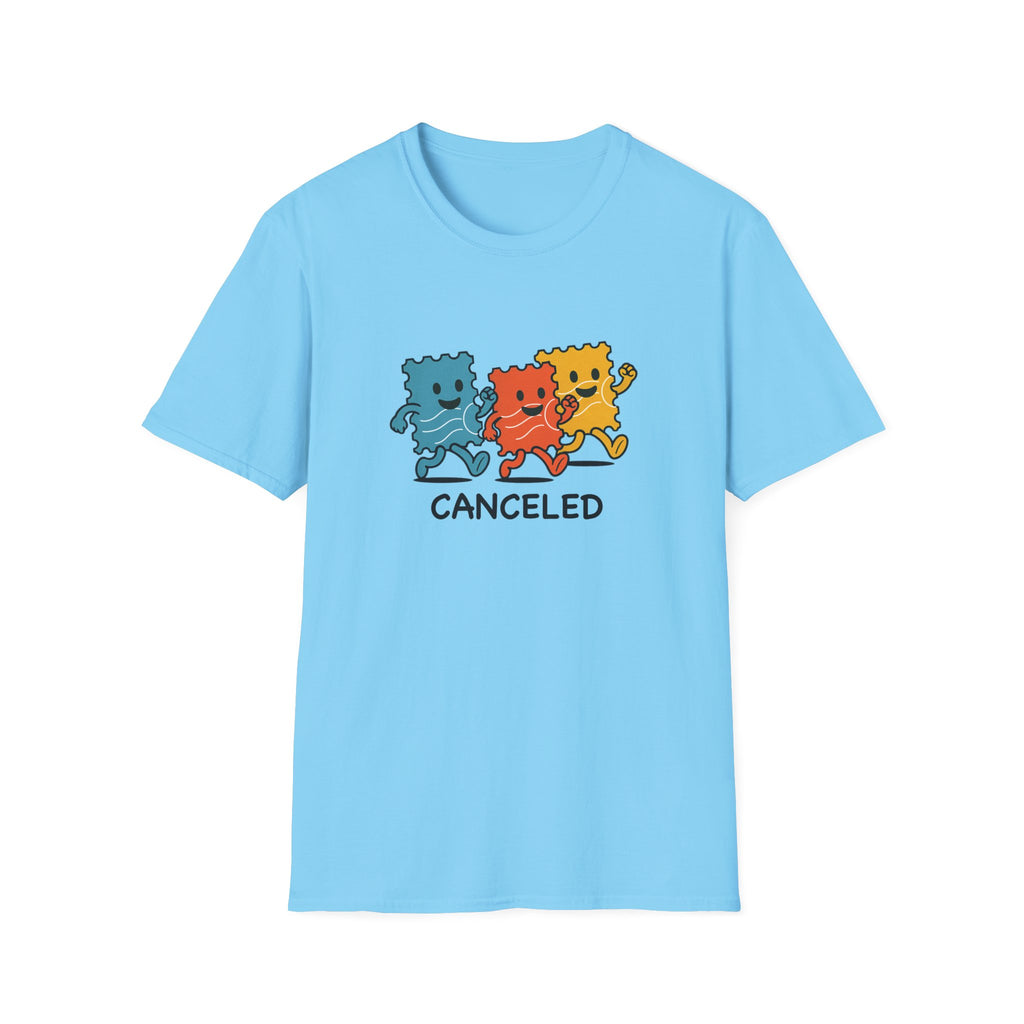 Cute Canceled Cartoon T-Shirt, Funny Gift for Friends, Unisex Softstyle Tee, Playful Graphic T-Shirt, Casual Wear for Celebrations, [...]
