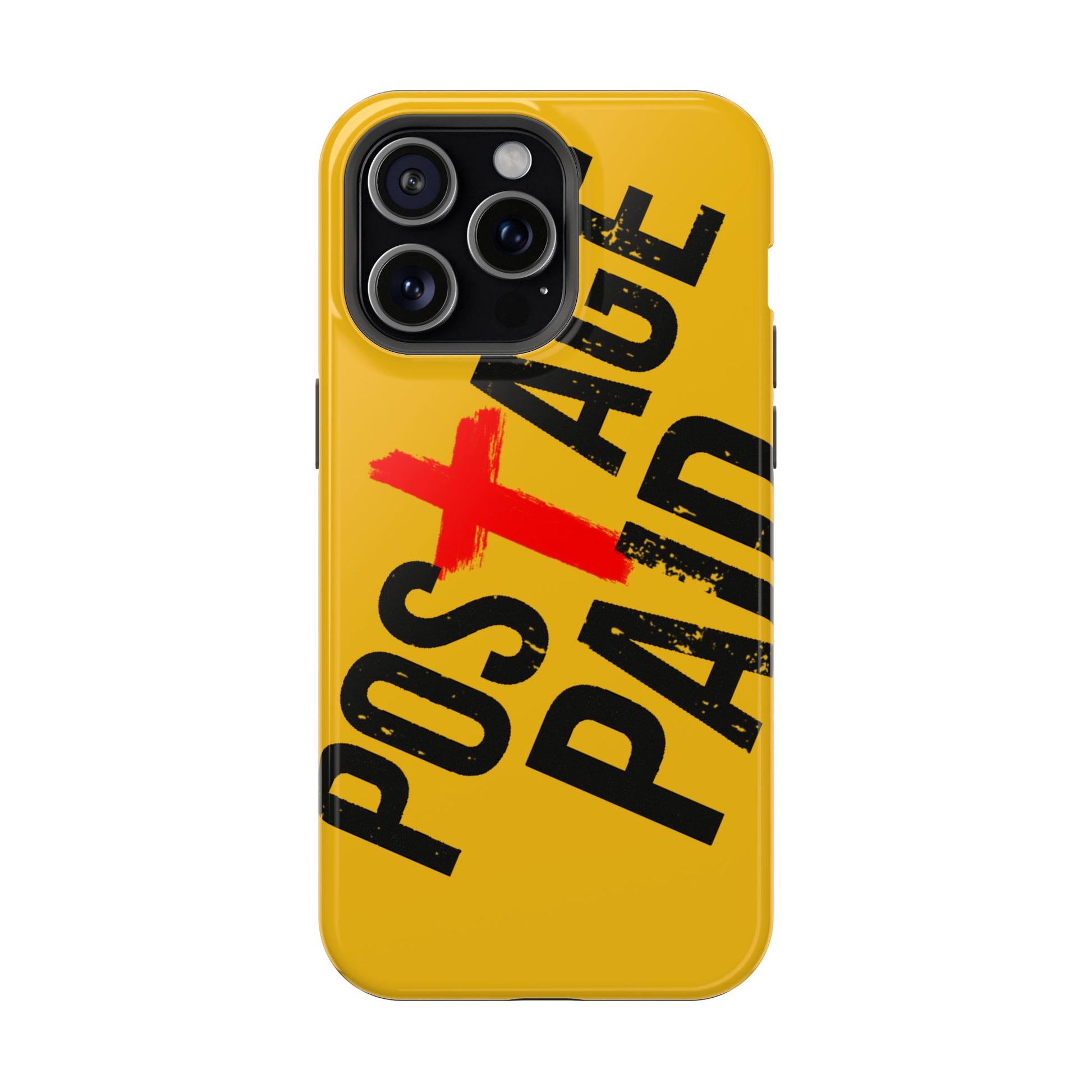 Impact-Resistant Phone Case - 'Postage Paid' Design, Inspiration Phone Case, Gifts For Faith Believers, Gifts For Postal Workers, Inspirational Gifts.