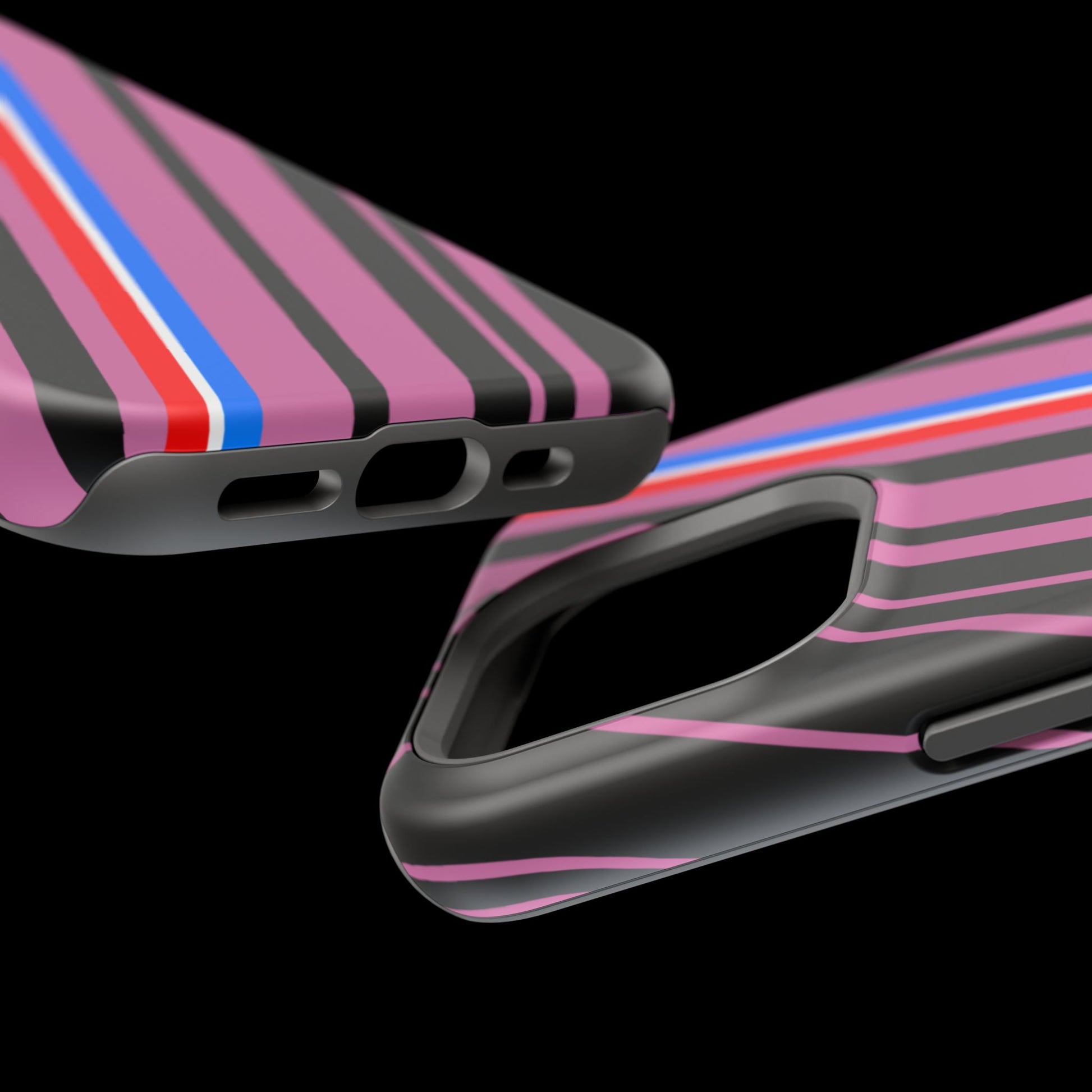 Vibrant Magnetic Phone Cases for Impact Resistance, Phone Protection, Gift for Tech Lovers, Postal Workers, Colorful Barcode Cases