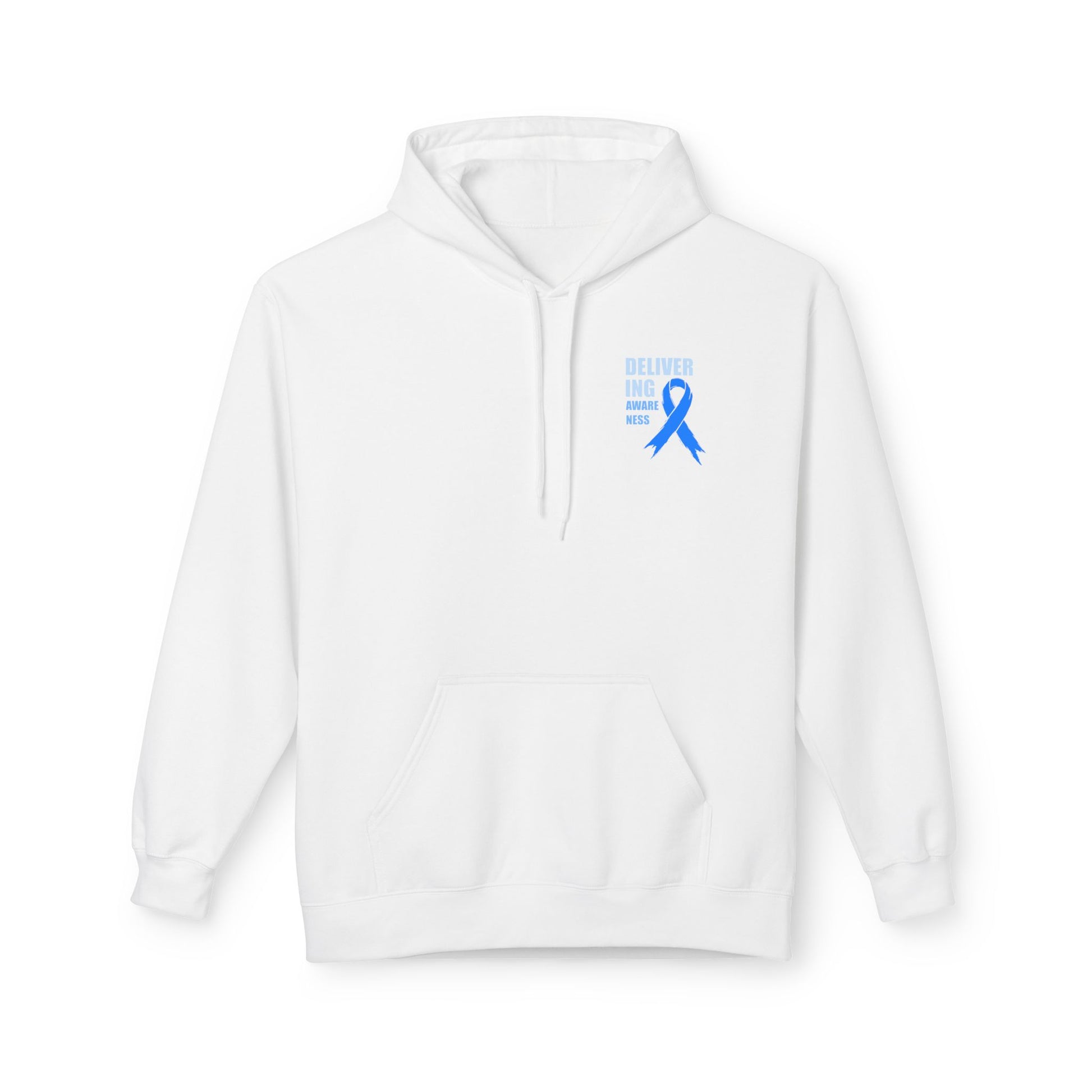 Prostate Cancer Awareness Ribbon Hoodie - Delivering Awareness Prostate Cancer Awareness Support