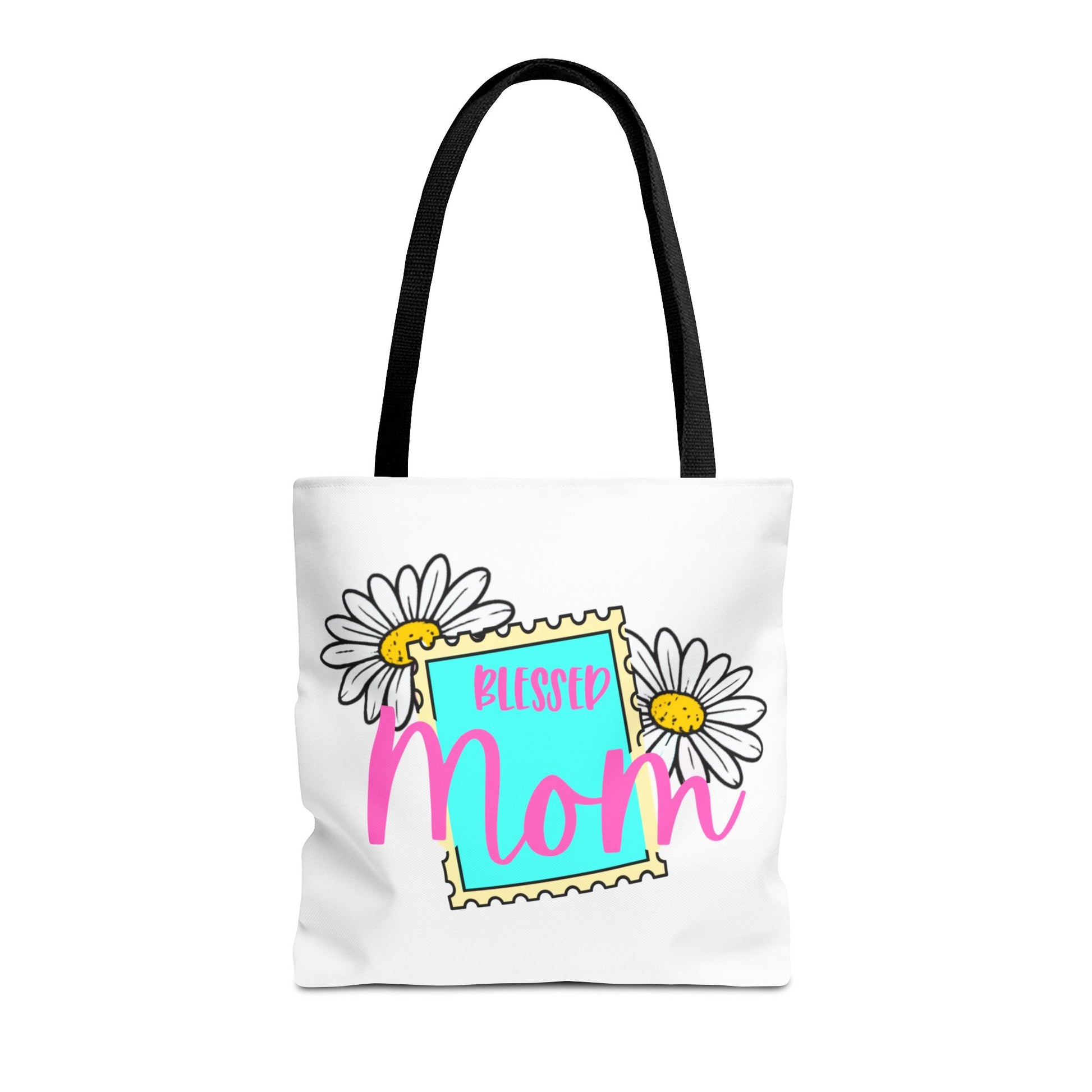 Blessed Mom Daisy Tote Bag – Floral Mother’s Day Gift