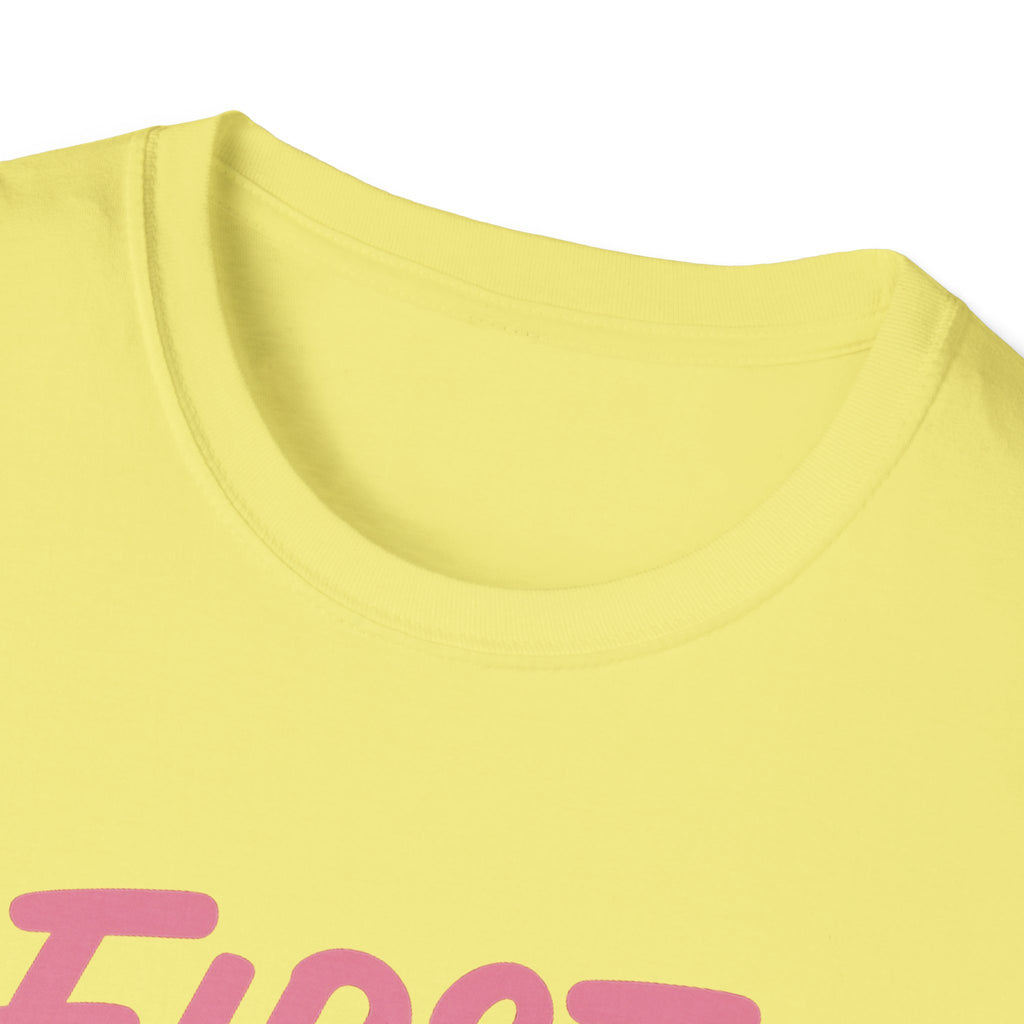 First Class Mom Unisex Softstyle T-Shirt, Best Gift for Moms, Mother's Day, Casual Wear, Family T-Shirt, Cute Mom Shirt