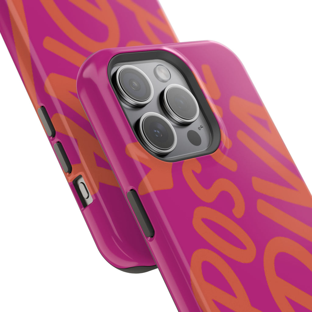 Postal Diva Magnetic Phone Case, Bold Colorful Phone Cover, Phone Case for Postal Divas, Unique Gift for Her, Trendy Smartphone Accessory