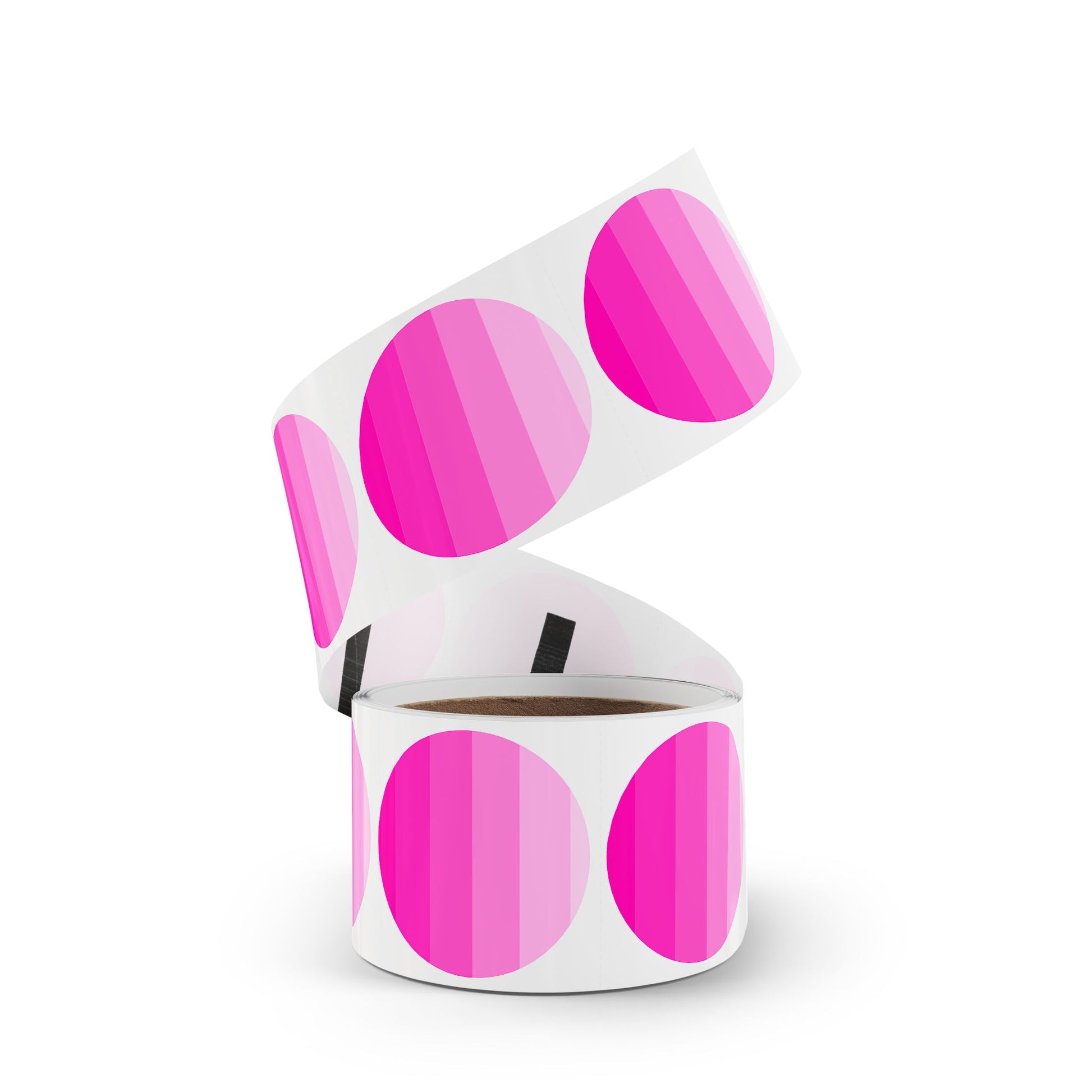 Pink Breast Cancer Awareness Sticker Labels – Breast Cancer Awareness Sticker Label Rolls for Packaging, Craft & Support Campaigns