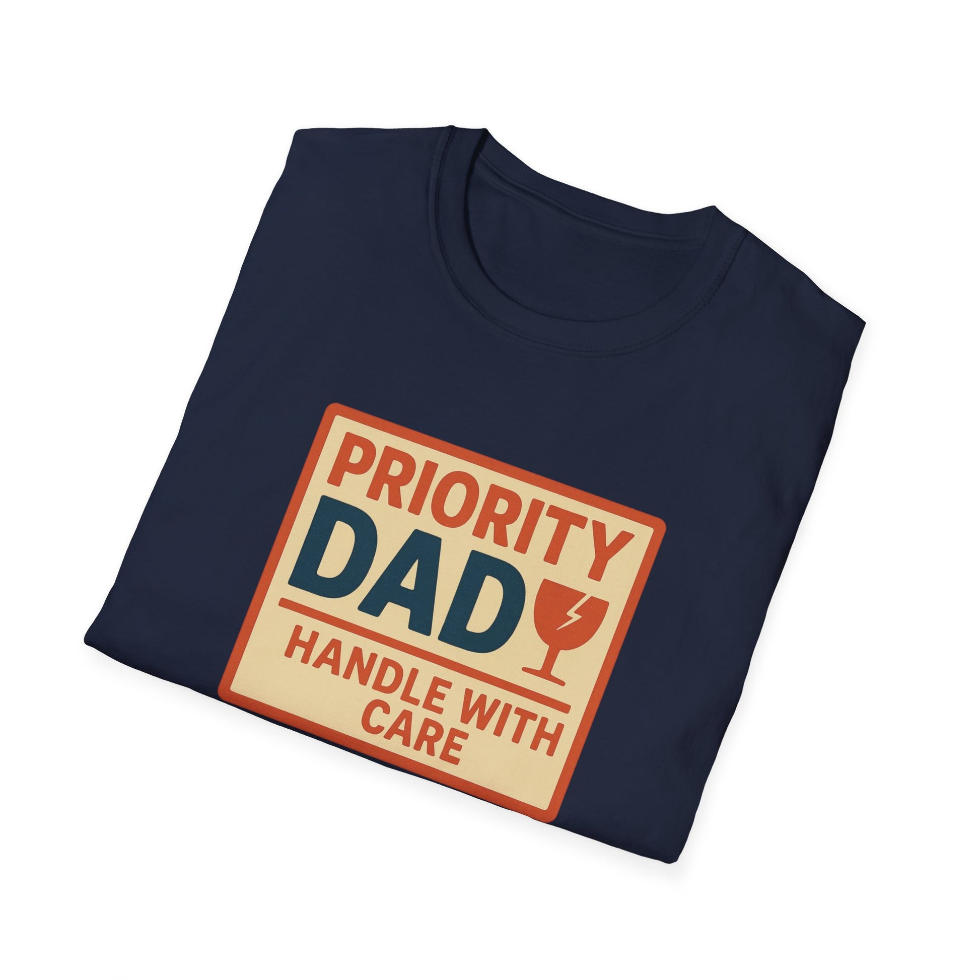 Priority Dad Unisex Softstyle T-Shirt, Father's Day Gift, Funny Dad Tee, Birthday Present for Dad, Casual Family Apparel