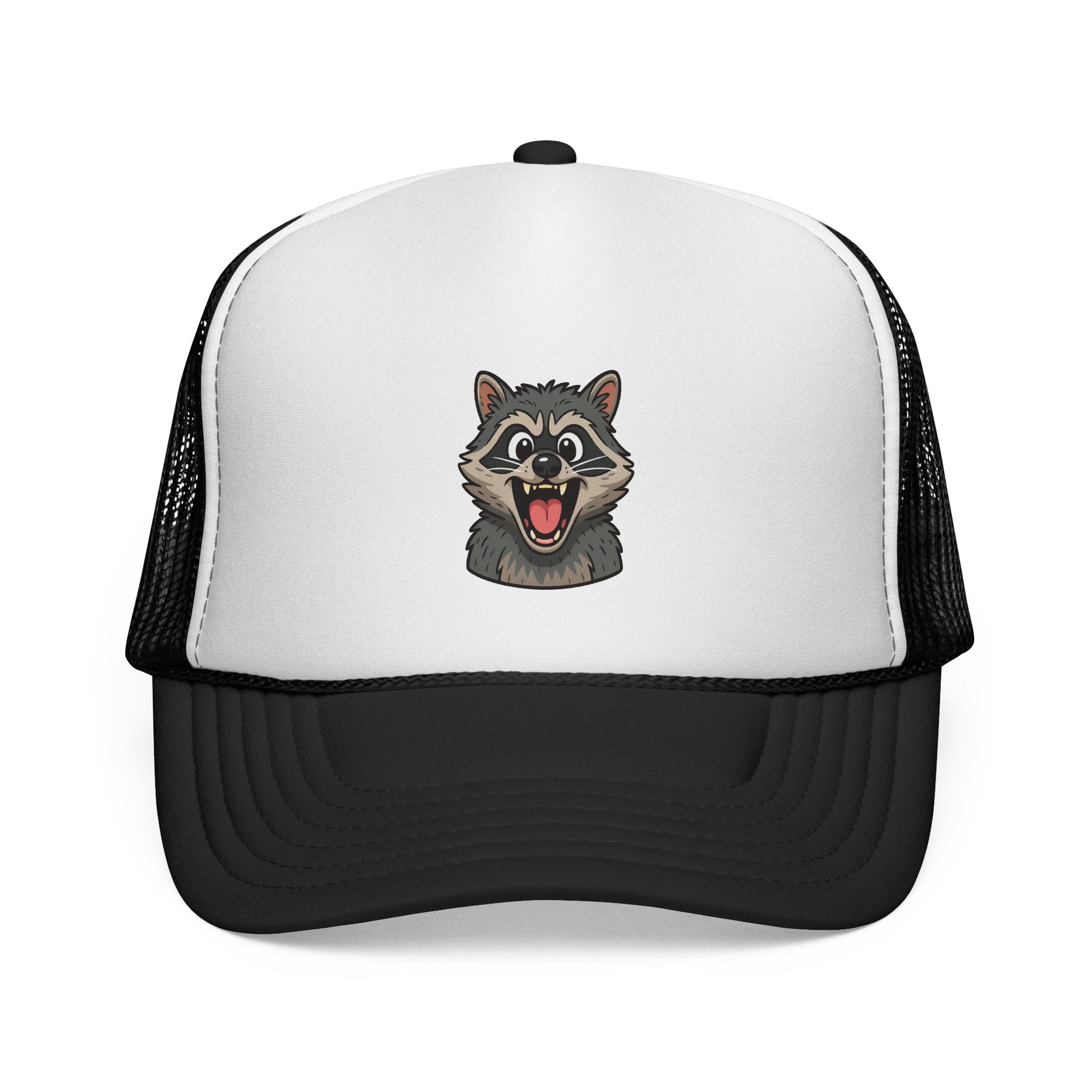 Raccoon Trucker Cap, Fun Animal Hat, Gift for Nature Lovers, Stylish Summer Accessory, Outdoor Events, Animal Lovers Hat