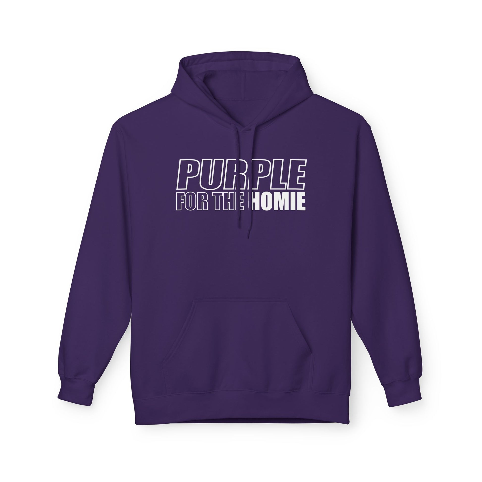 Purple For My Homie Hoodie — Awareness & Support Pullover