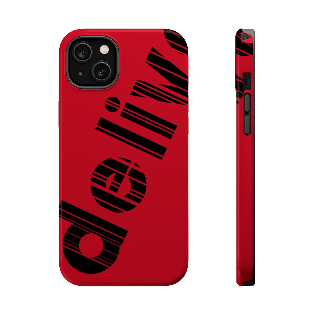 “Delivered” Magnetic Phone Cases, Impact-Resistant Phone Covers for Teens, Gift for Friends, Unique Cell Phone Accessories, Red Design, Custom [...]