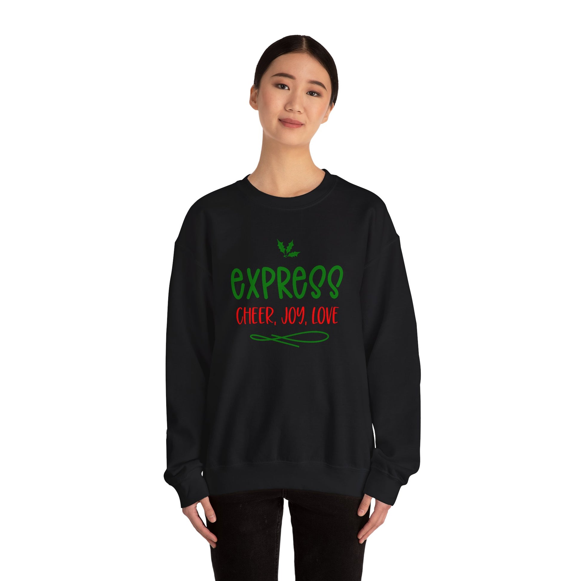 Express Cheer Joy Love Sweatshirt, Holiday Postal Sweatshirt, Holiday Gifts For Postal Workers.