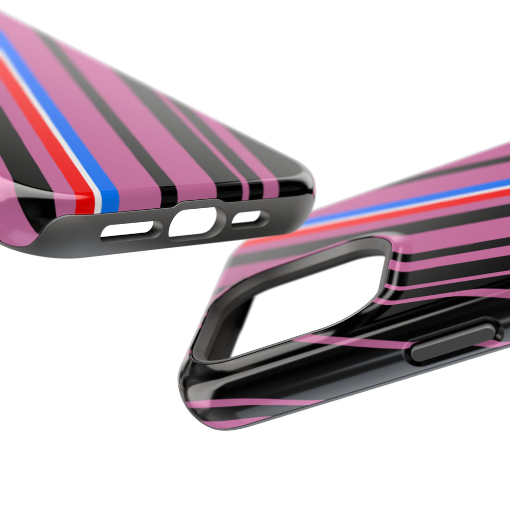 Vibrant Magnetic Phone Cases for Impact Resistance, Phone Protection, Gift for Tech Lovers, Postal Workers, Colorful Barcode Cases