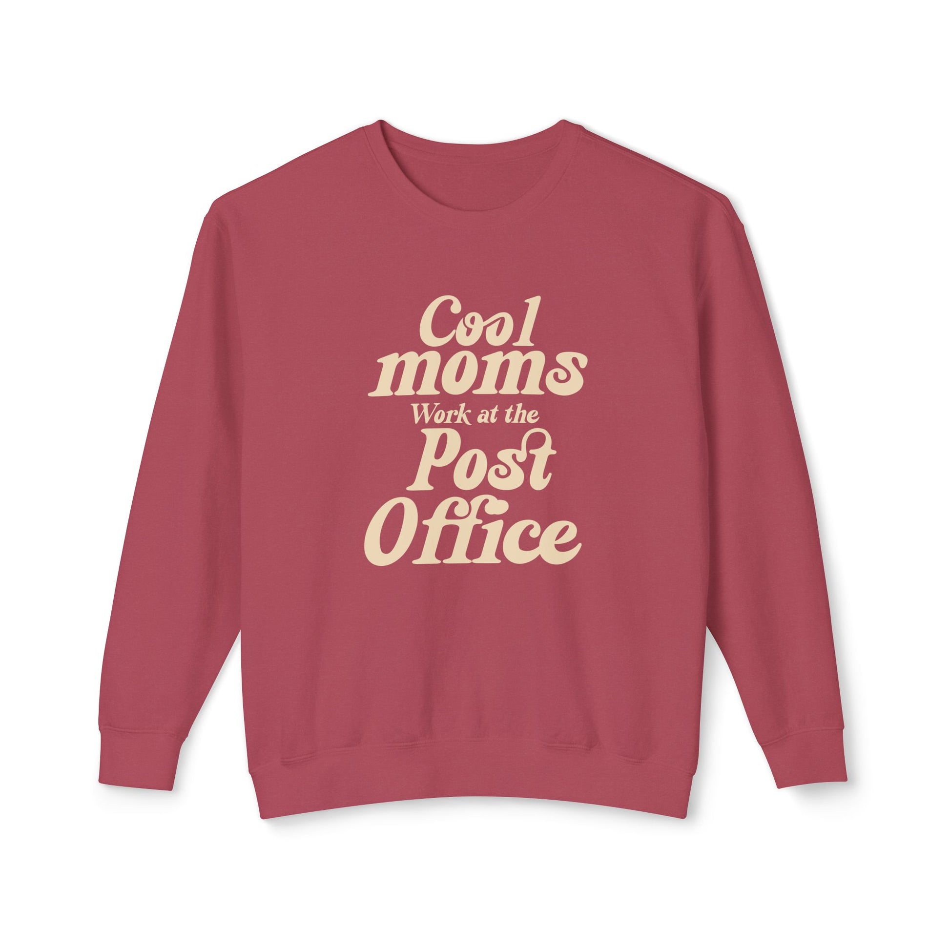 Cool Moms Work For The Post Office Crewneck Sweatshirt – Funny Mom Sweatshirt, Cute Mother’s Day Gift, Cozy Women’s Pullover, Delivery Worker Gift