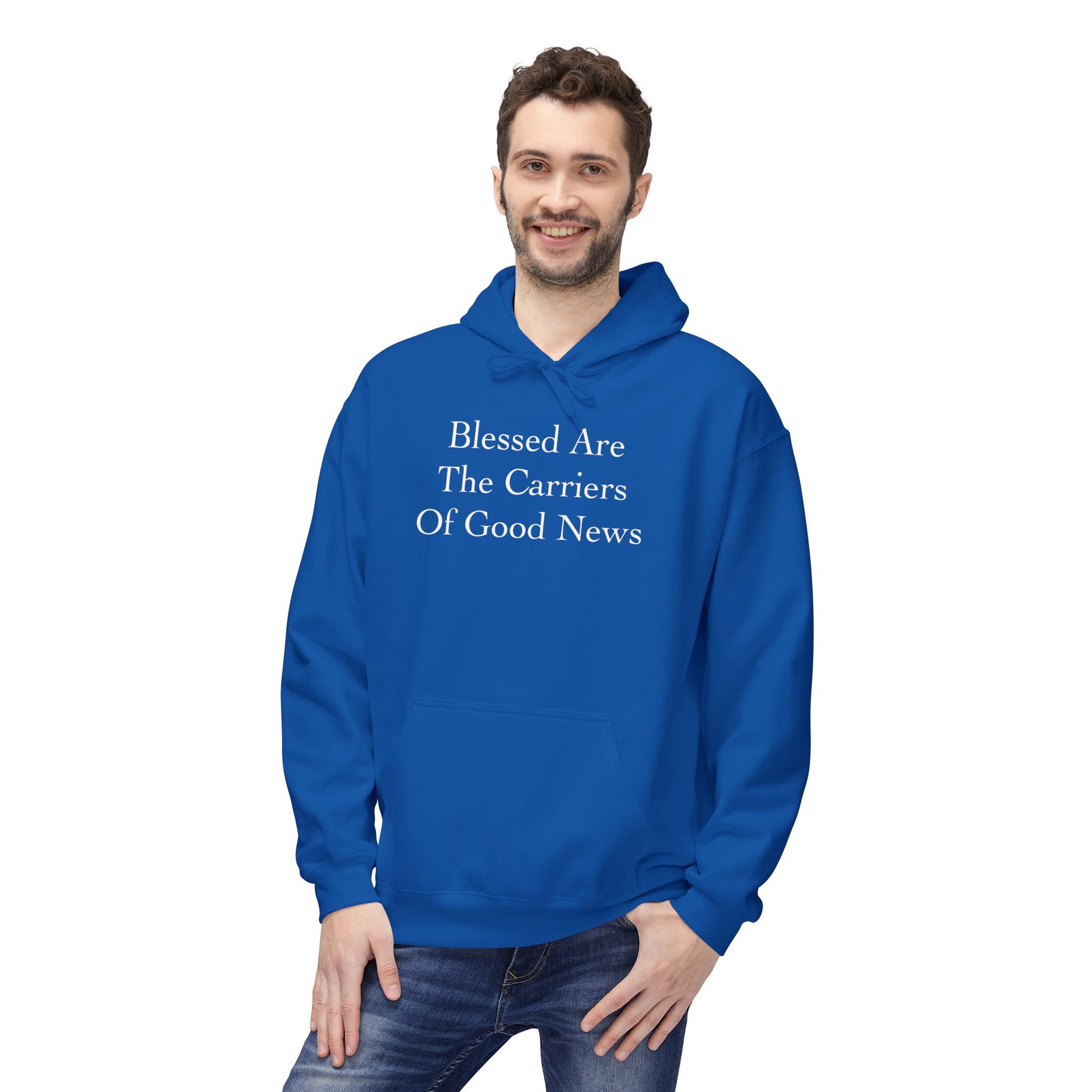 Blessed Carriers Fleece Hoodie - Unisex Softstyle Apparel, Christian Hoodies, Postal Hoodies, Gift Ideas For Postal Workers,