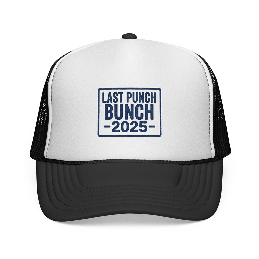 Last Punch Bunch 2025 Trucker Cap - Fun Casual Headwear for Celebrations, Retirement Gifts, Gifts For Postal Workers