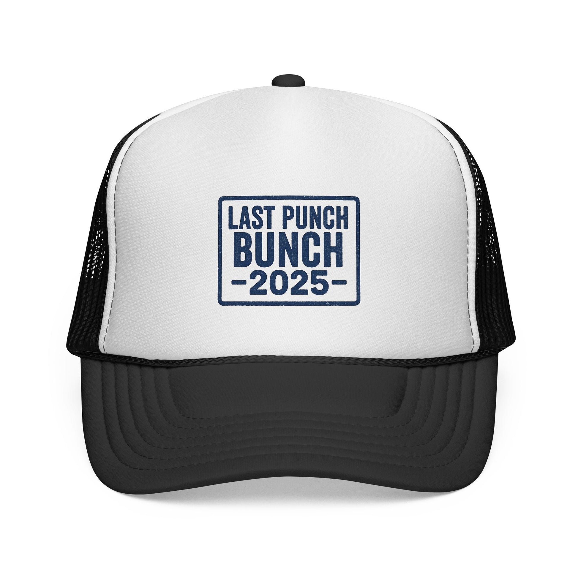 Last Punch Bunch 2025 Trucker Cap - Fun Casual Headwear for Celebrations, Retirement Gifts, Gifts For Postal Workers