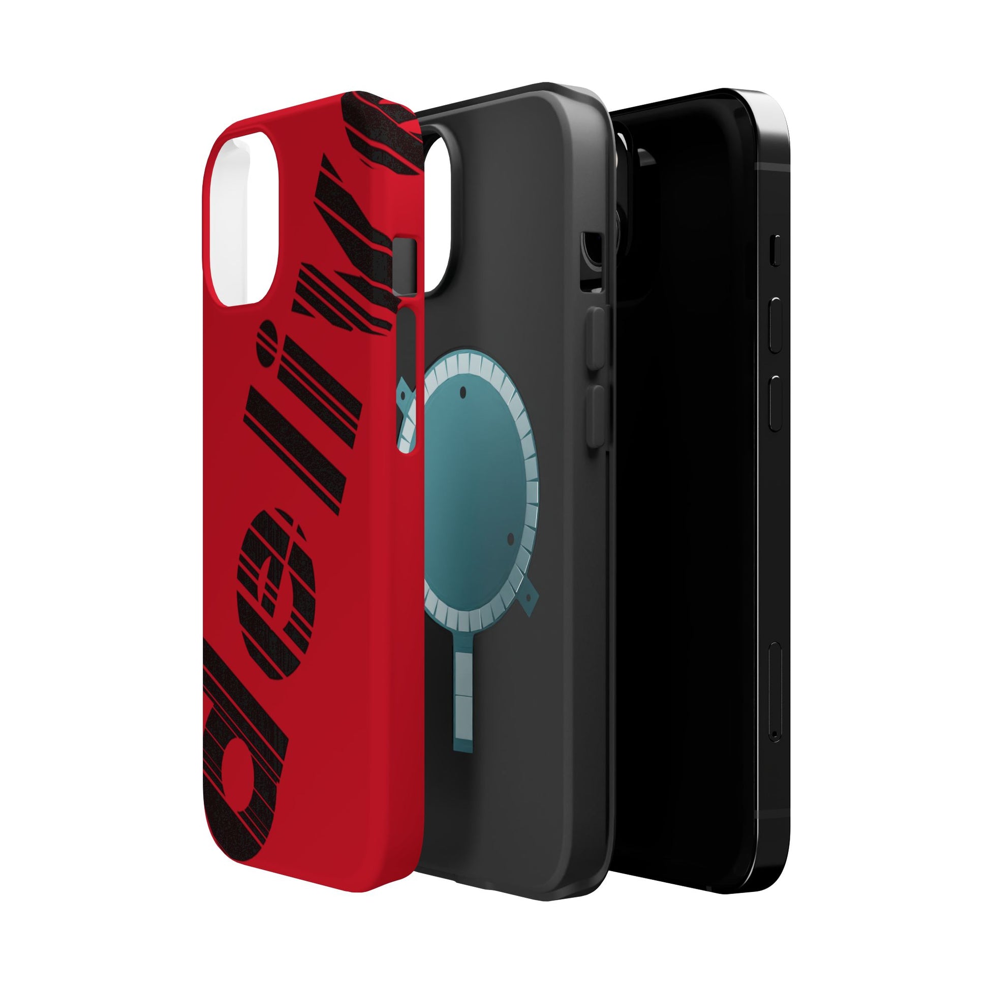 “Delivered” Magnetic Phone Cases, Impact-Resistant Phone Covers for Teens, Gift for Friends, Unique Cell Phone Accessories, Red Design, Custom [...]