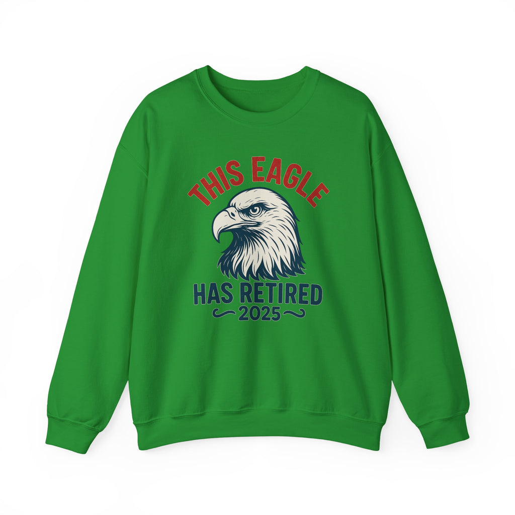 “This Eagle Has Retired” Retirement Crewneck Sweatshirt, Retirement Gifts, Retirement Gifts for Postal Workers
