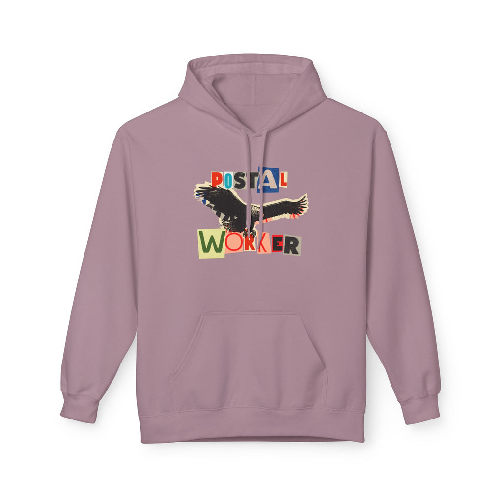 Postal Worker Ransom Letter Hoodie – Bold Eagle Graphic Sweatshirt for Proud Mail Carriers