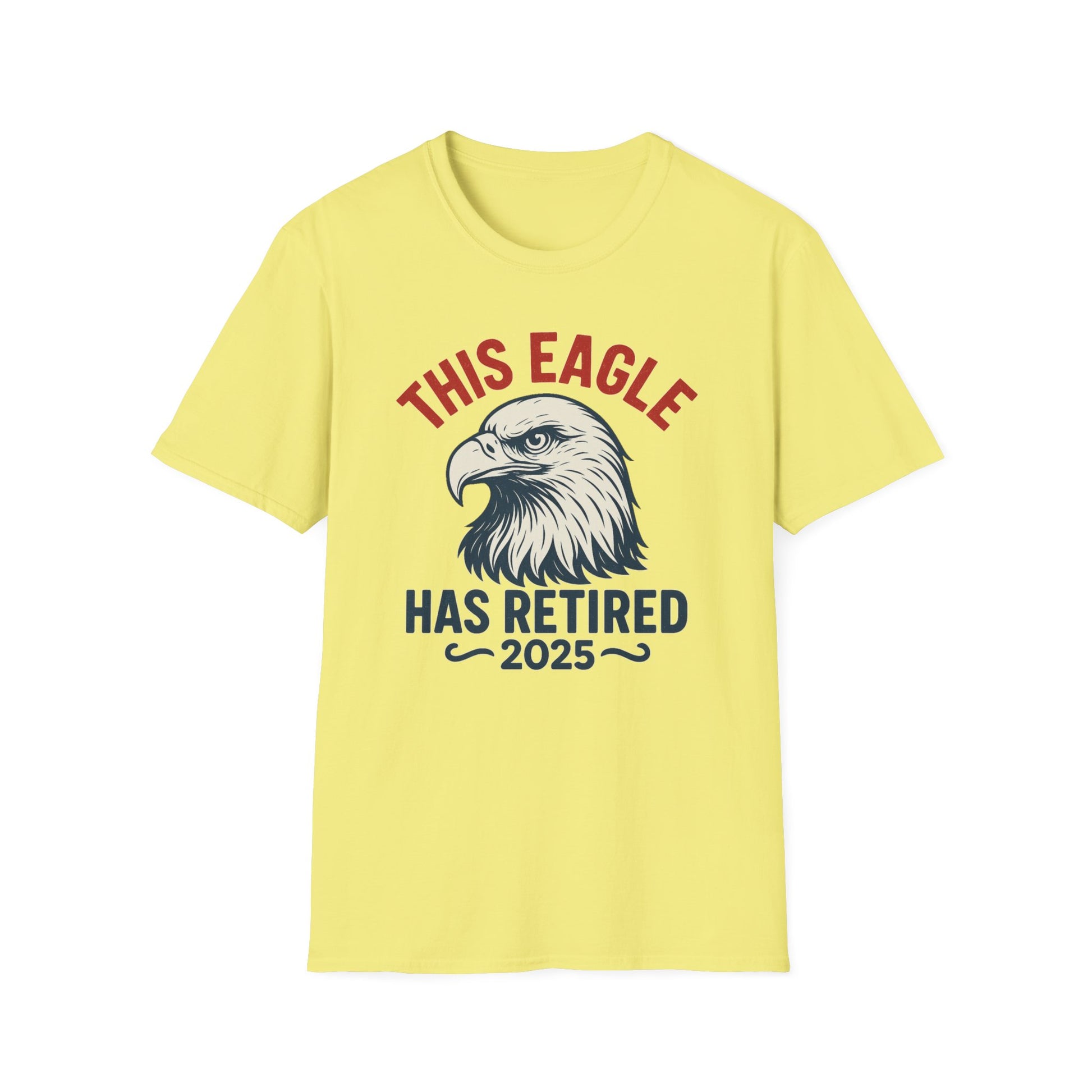 This Eagle Has Retired 2025 - Funny Eagle Retirement T-Shirt, Postal Retirement Gifts, Gifts For Postal Workers