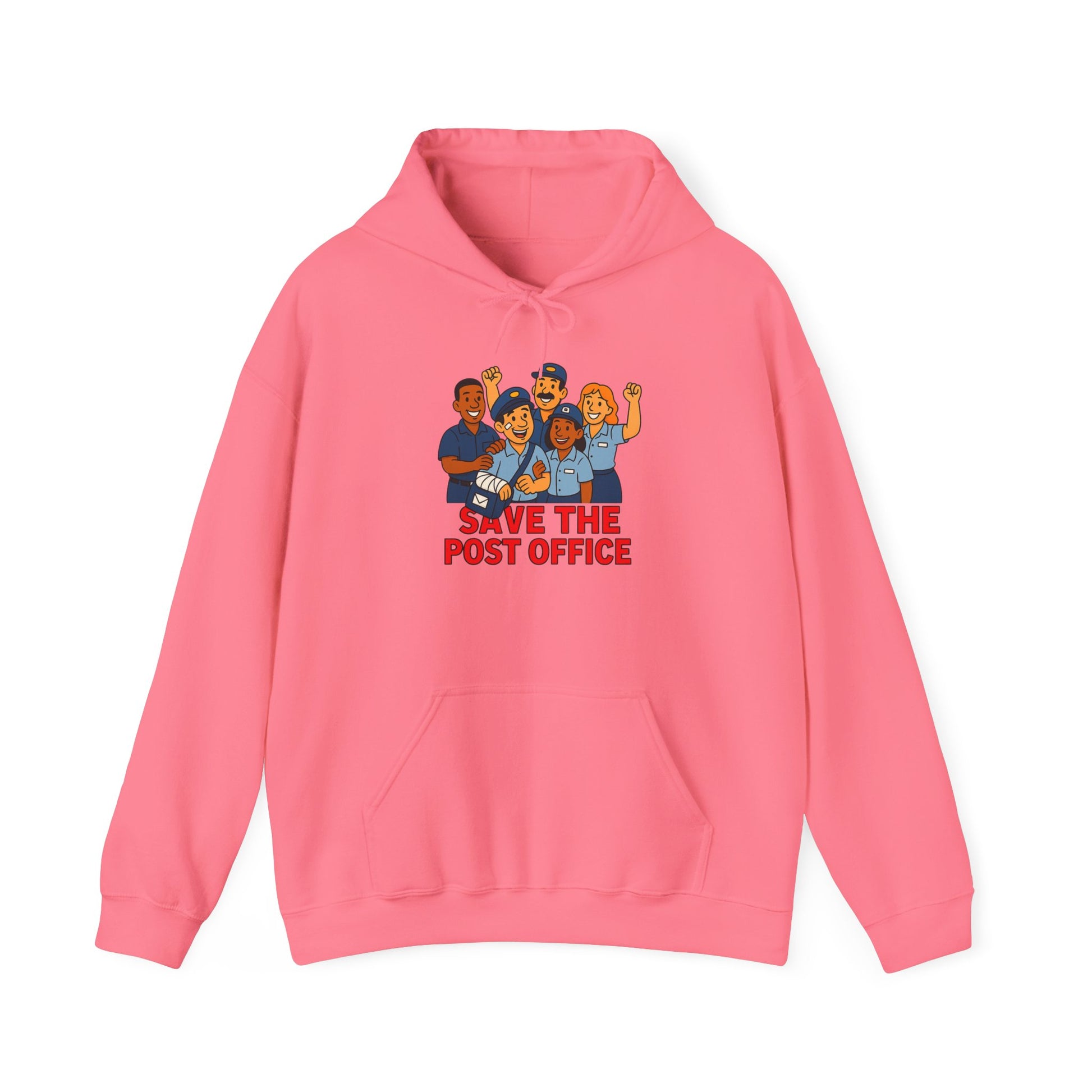 Save the Post Office Hoodie - Fight for Community, Unisex Sweatshirt, Gifts for Postal Workers, Eco-Friendly Apparel