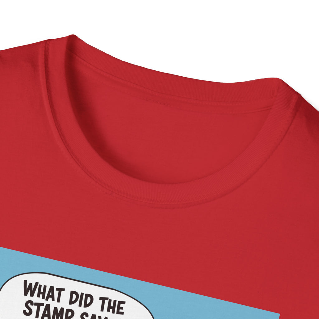 Funny Stamp Collector T-Shirt, Humorous Gift for Postal Workers, Quirky Tee for Collectors, Fun Conversation Starter