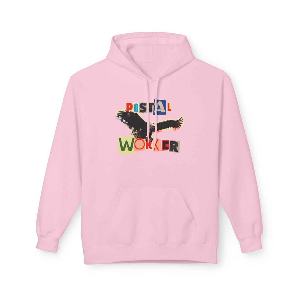 Postal Worker Ransom Letter Hoodie – Bold Eagle Graphic Sweatshirt for Proud Mail Carriers