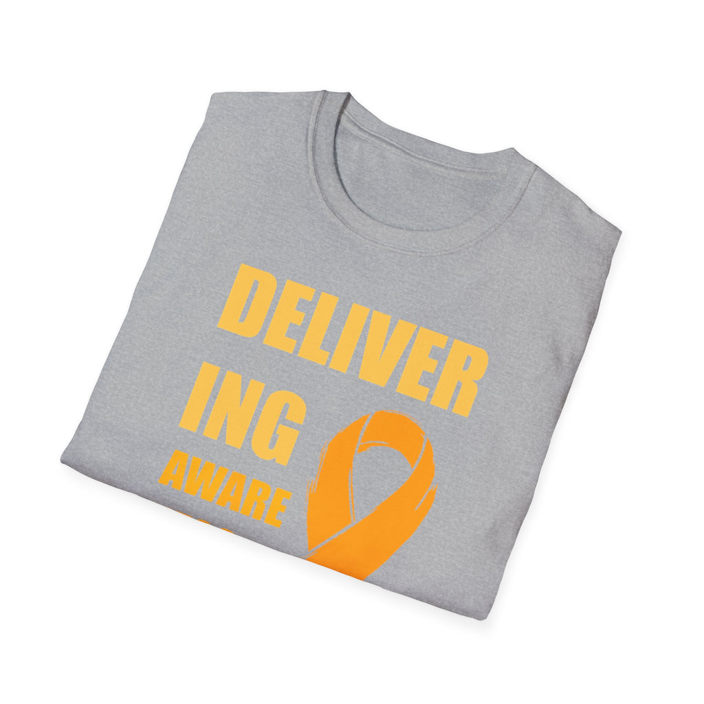 Childhood Cancer Awareness Shirt – Delivering Awareness Gold Ribbon Support Tee