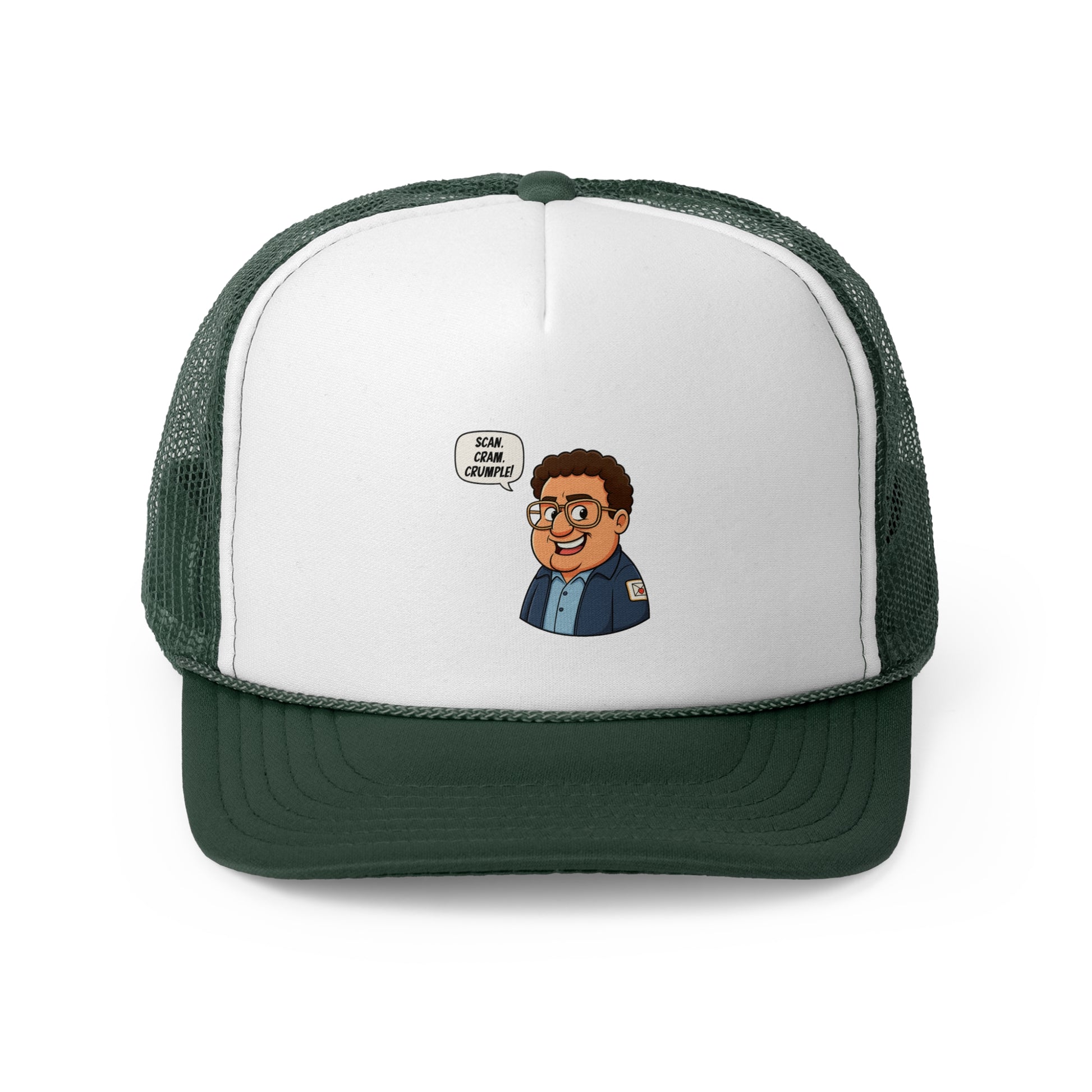 Whimsical Trucker Cap with Cartoon Design, Funny Hat for Casual Wear, Gift for Friends, Unique Cap for Summer Adventures