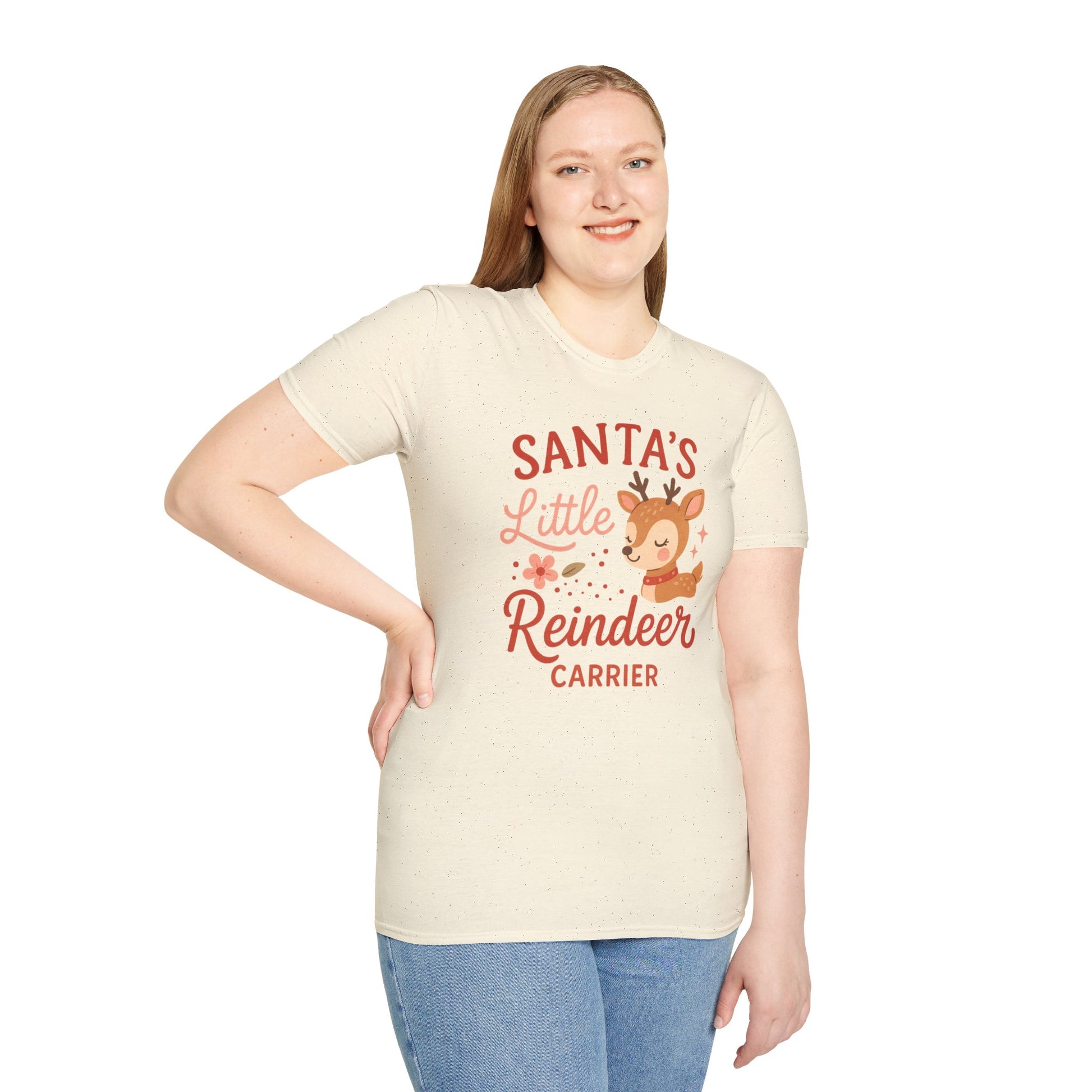 Santa's Little Reindeer Carrier T-Shirt