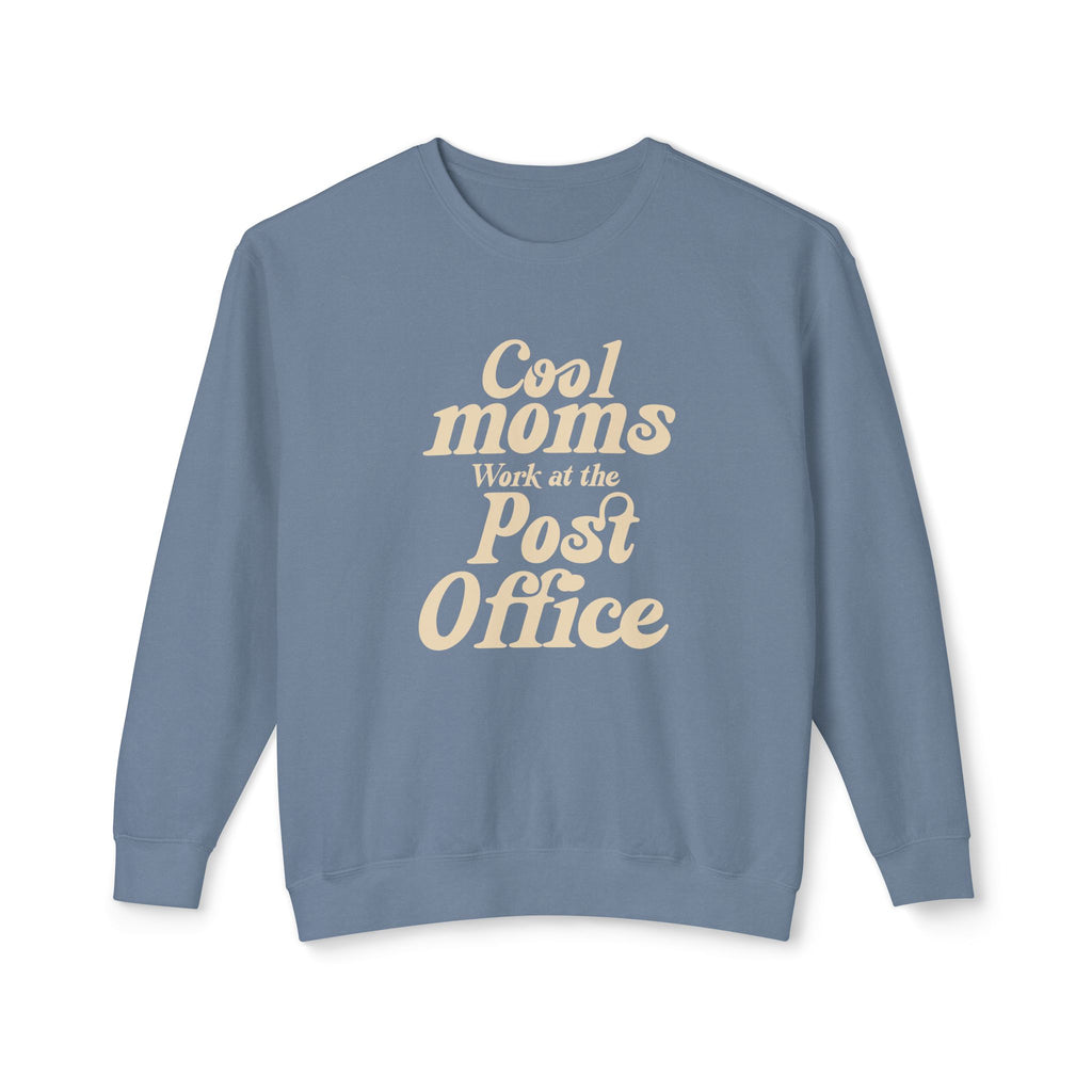 Cool Moms Work For The Post Office Crewneck Sweatshirt – Funny Mom Sweatshirt, Cute Mother’s Day Gift, Cozy Women’s Pullover, Delivery Worker Gift