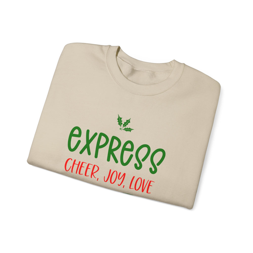 Express Cheer Joy Love Sweatshirt, Holiday Postal Sweatshirt, Holiday Gifts For Postal Workers.