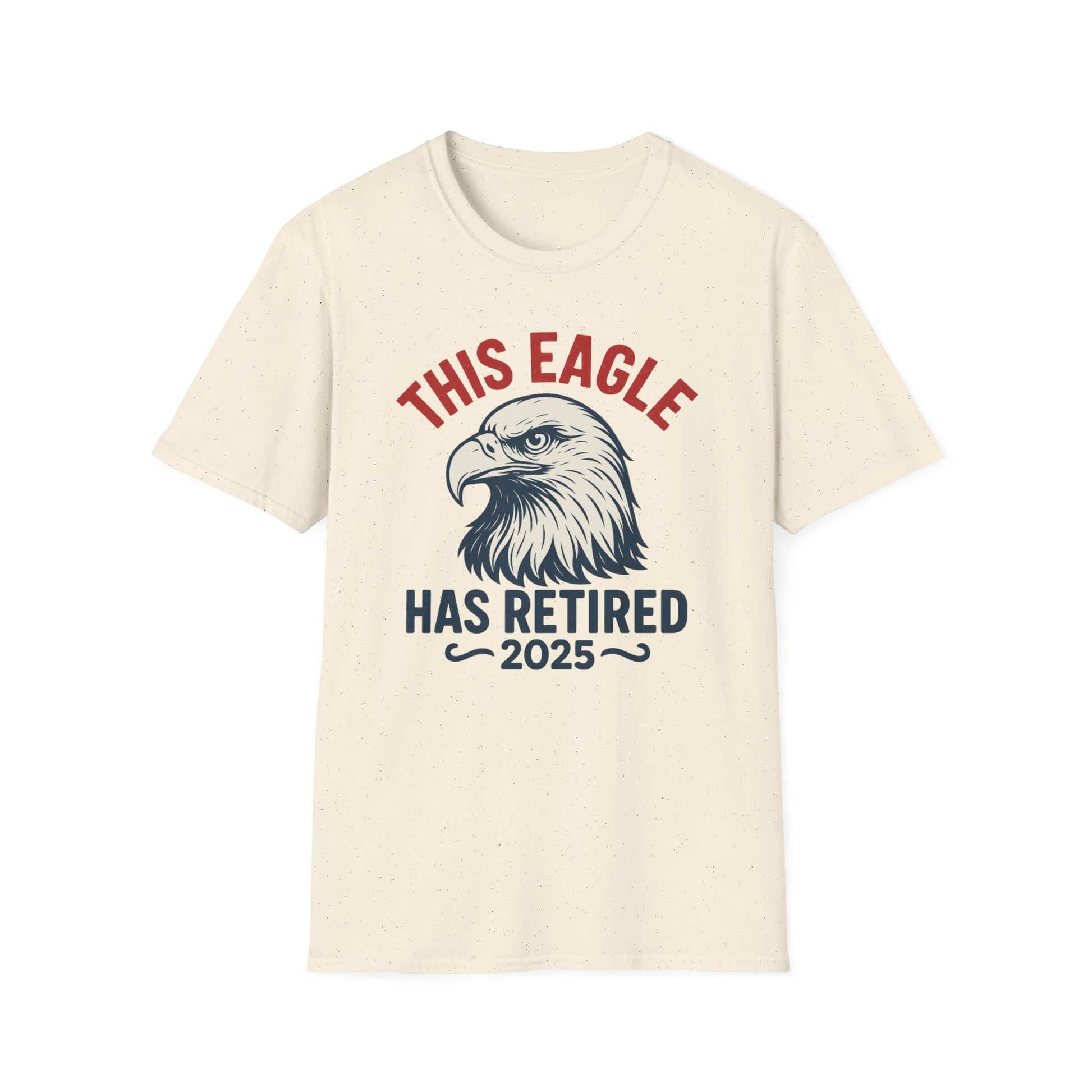 This Eagle Has Retired 2025 - Funny Eagle Retirement T-Shirt, Postal Retirement Gifts, Gifts For Postal Workers