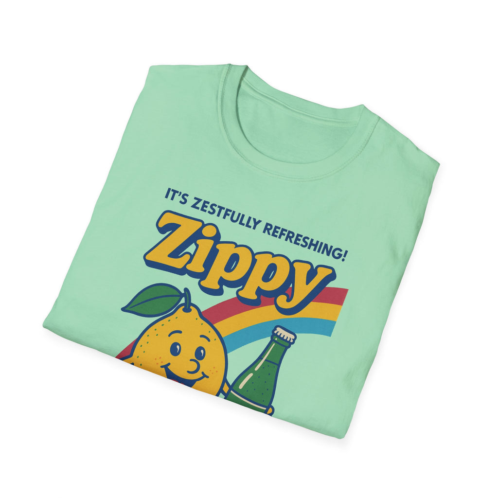Zesty Lemon Soda T-Shirt, Retro Graphic Tee, Postal Worker, Mail Carrier, Unisex Summer Apparel, Fun Gift, Casual Wear, Lemonade Party Shirt