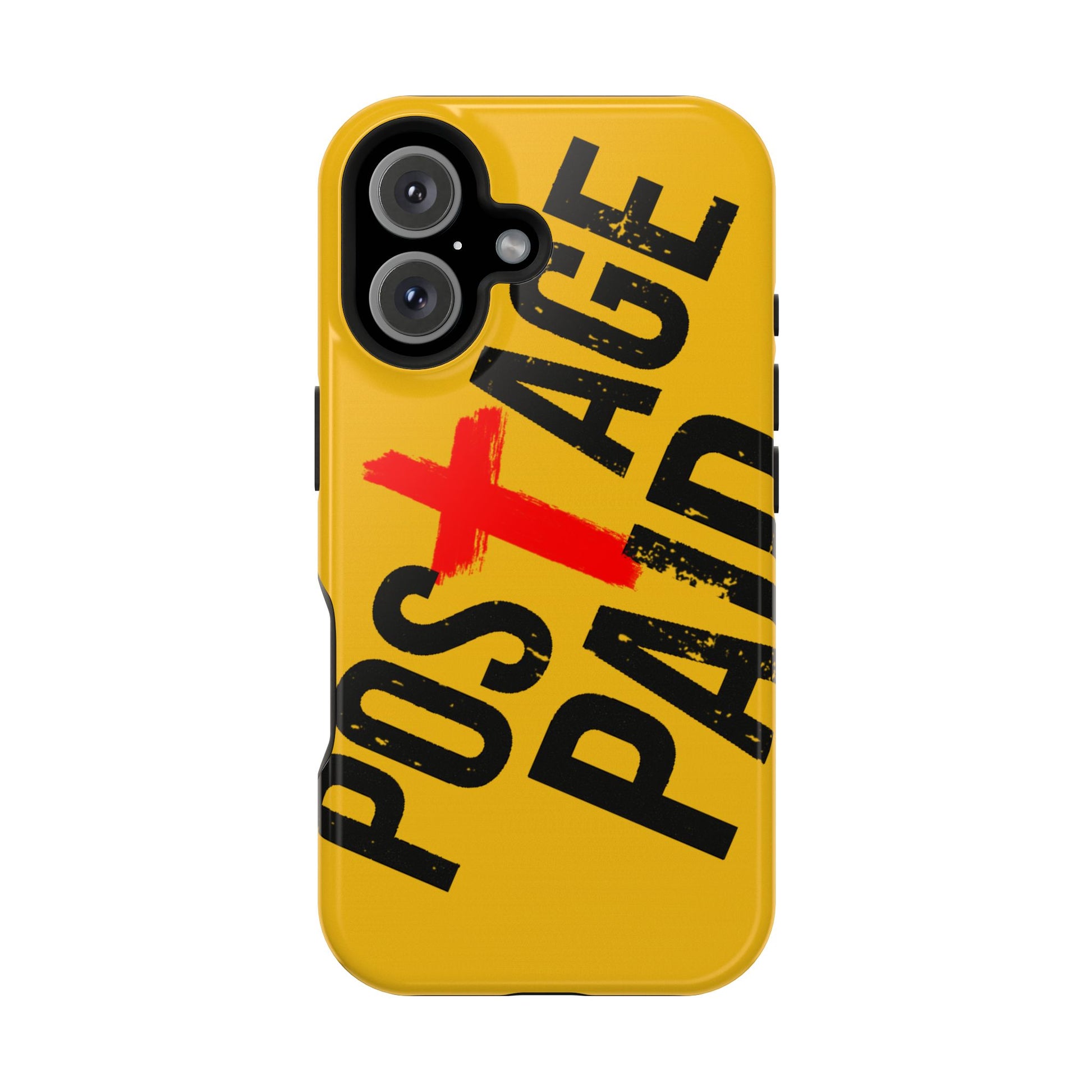 Impact-Resistant Phone Case - 'Postage Paid' Design, Inspiration Phone Case, Gifts For Faith Believers, Gifts For Postal Workers, Inspirational Gifts.