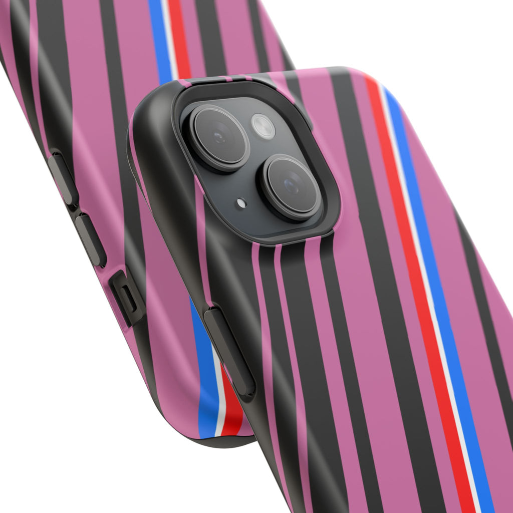 Vibrant Magnetic Phone Cases for Impact Resistance, Phone Protection, Gift for Tech Lovers, Postal Workers, Colorful Barcode Cases