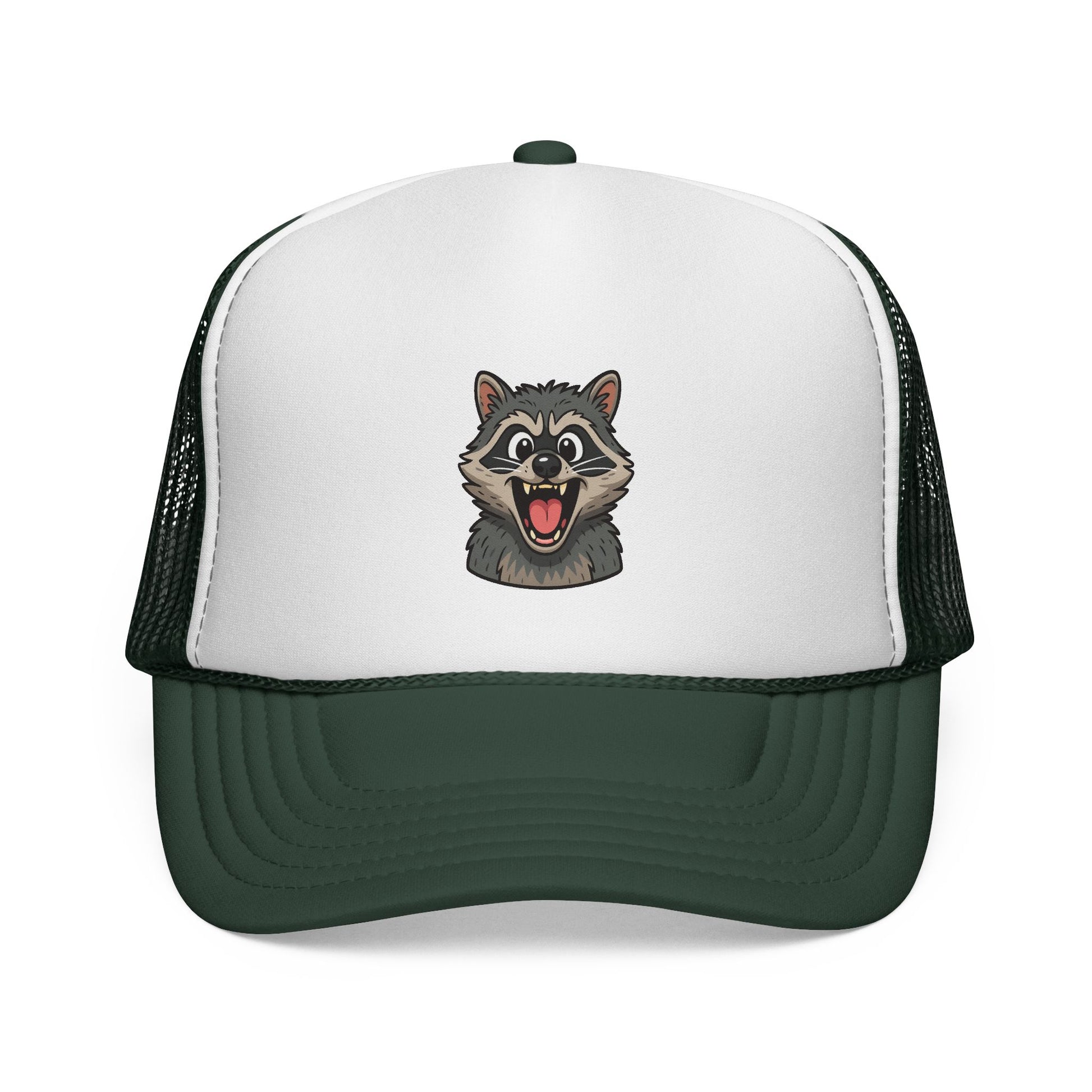 Raccoon Trucker Cap, Fun Animal Hat, Gift for Nature Lovers, Stylish Summer Accessory, Outdoor Events, Animal Lovers Hat
