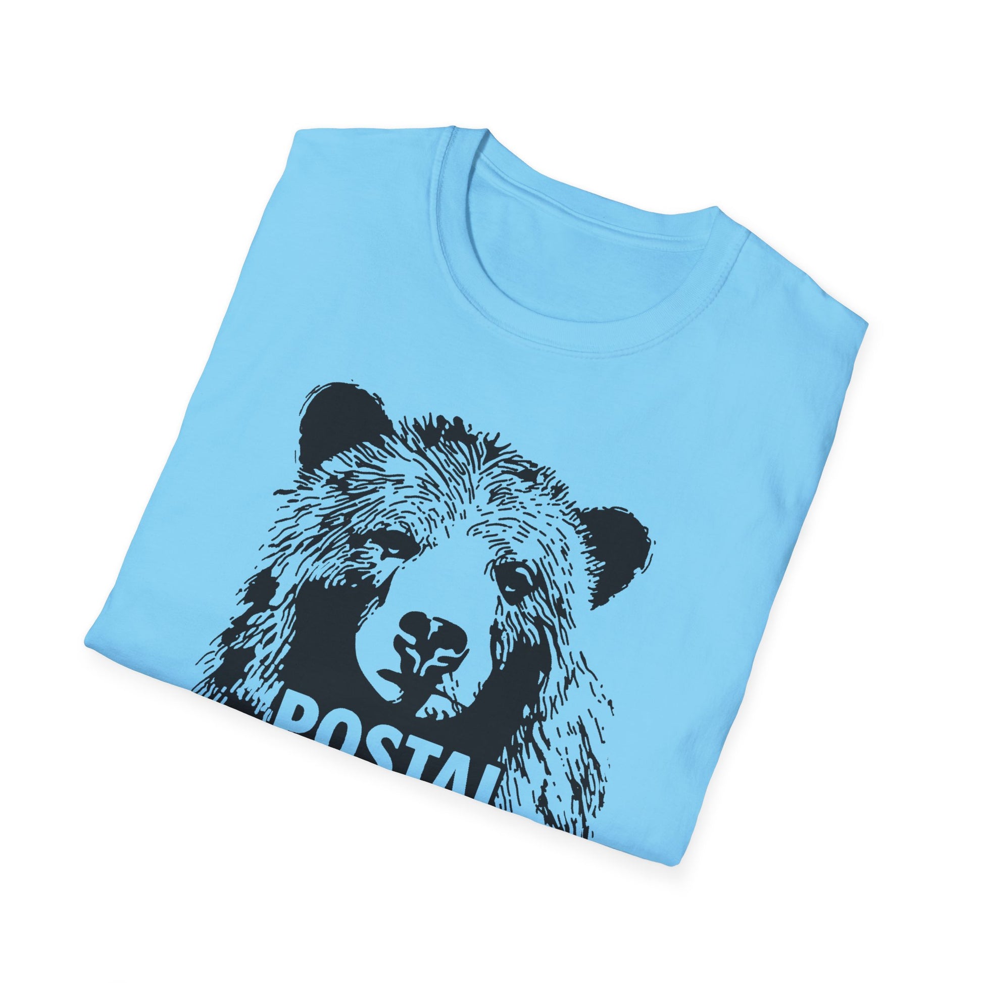 Postal Papa Bear Unisex T-Shirt | Cute Gift for Dads | Family Reunion T-Shirt | Casual Wear | Father's Day Tee | Unique Design