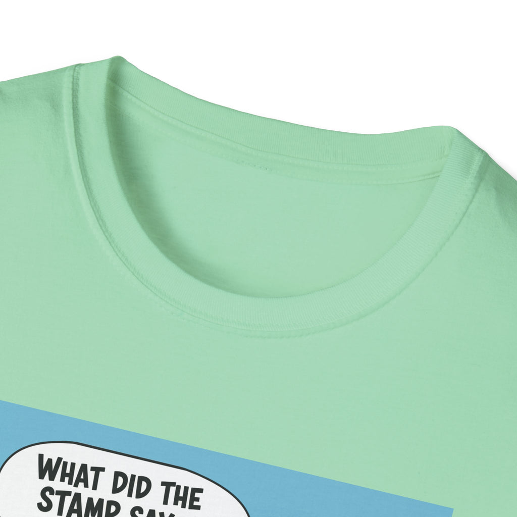 Funny Stamp Collector T-Shirt, Humorous Gift for Postal Workers, Quirky Tee for Collectors, Fun Conversation Starter