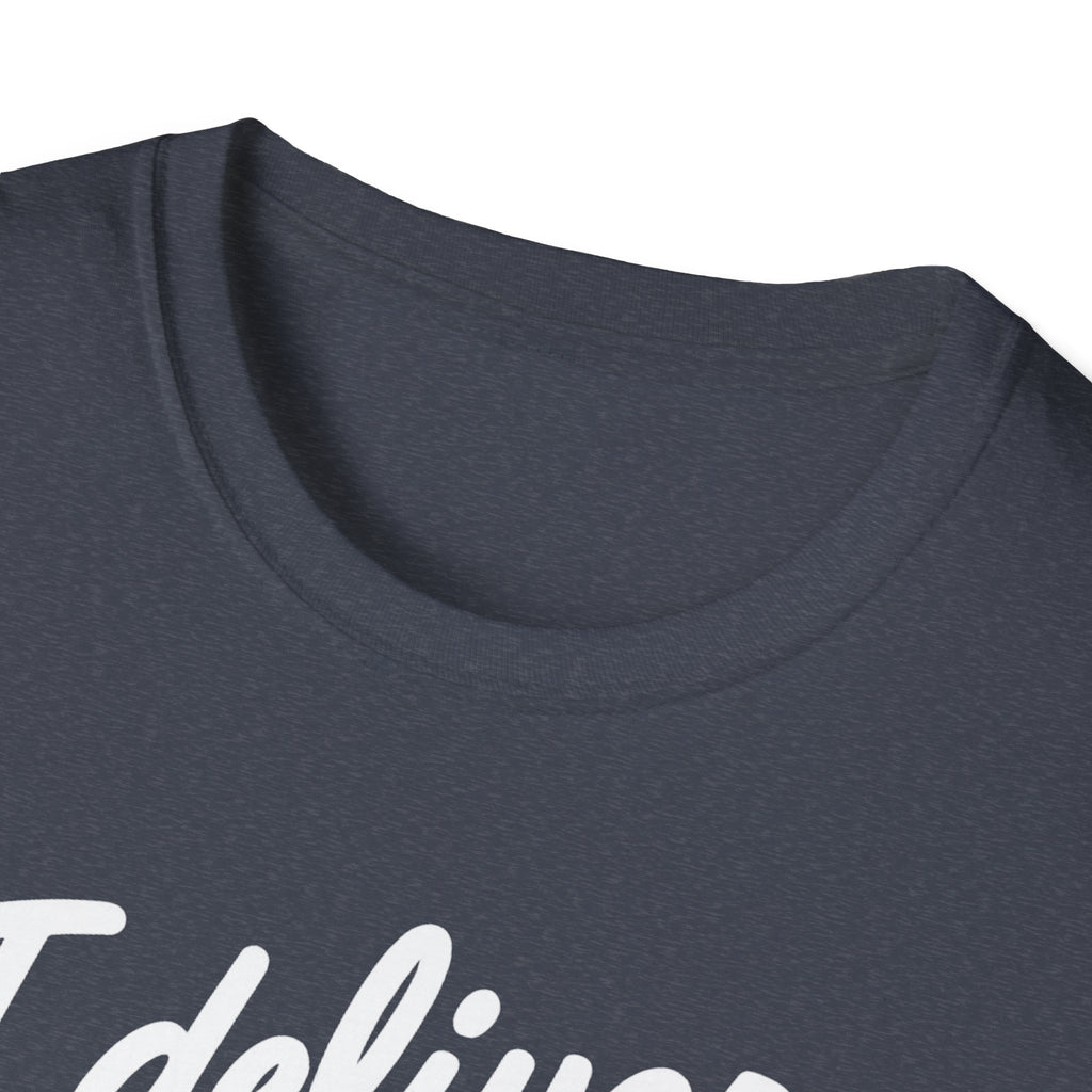 I Deliver Smiles, Unisex Softstyle T-Shirt, Casual Graphic Tee, Everyday Wear, Gift for Her, Gift for Him, Comfortable Cotton Tee