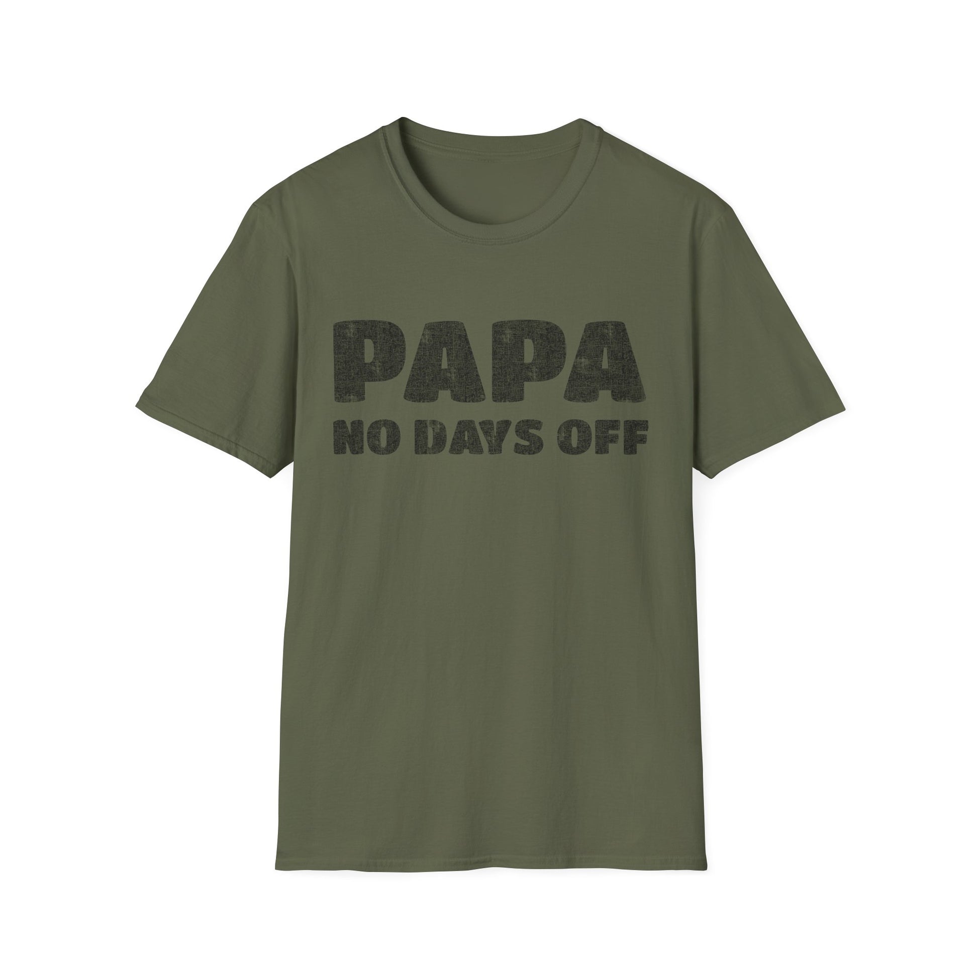 Papa No Days Off — Distressed Vintage Father’s Day Tee