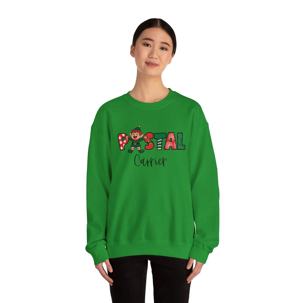 Postal Carrier Christmas Themed Unisex Sweatshirt - 'Postal Carrier' Design