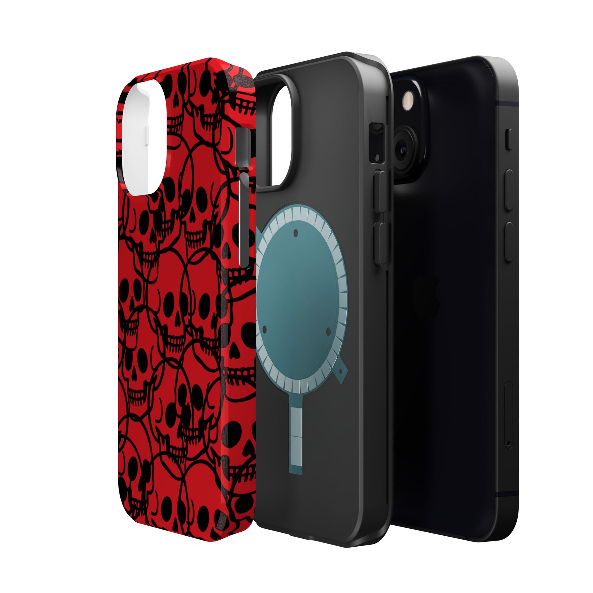 Magnetic Impact-Resistant Skull Cases