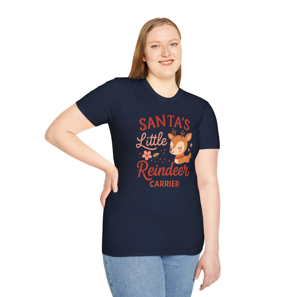 Santa's Little Reindeer Carrier T-Shirt