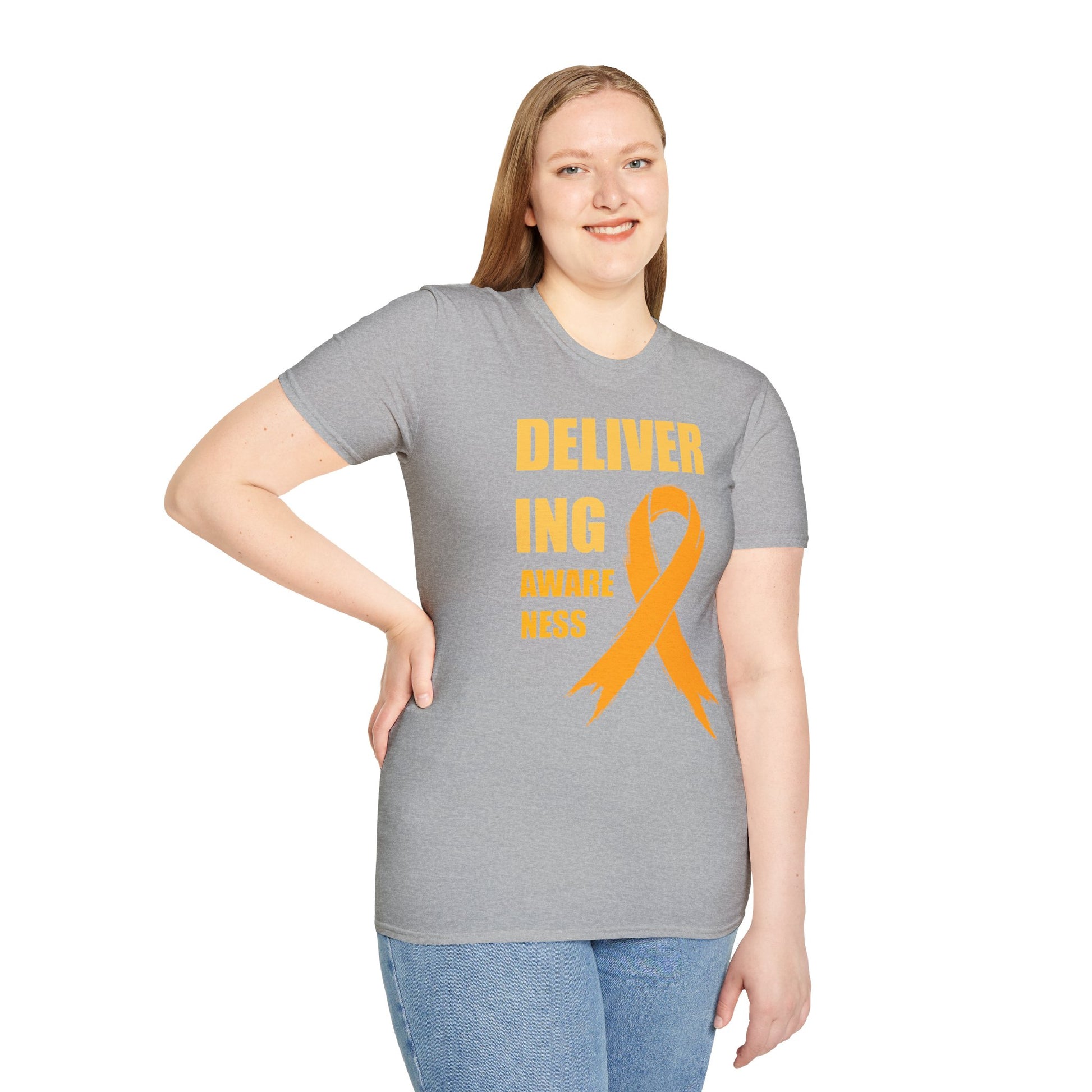 Childhood Cancer Awareness Shirt – Delivering Awareness Gold Ribbon Support Tee