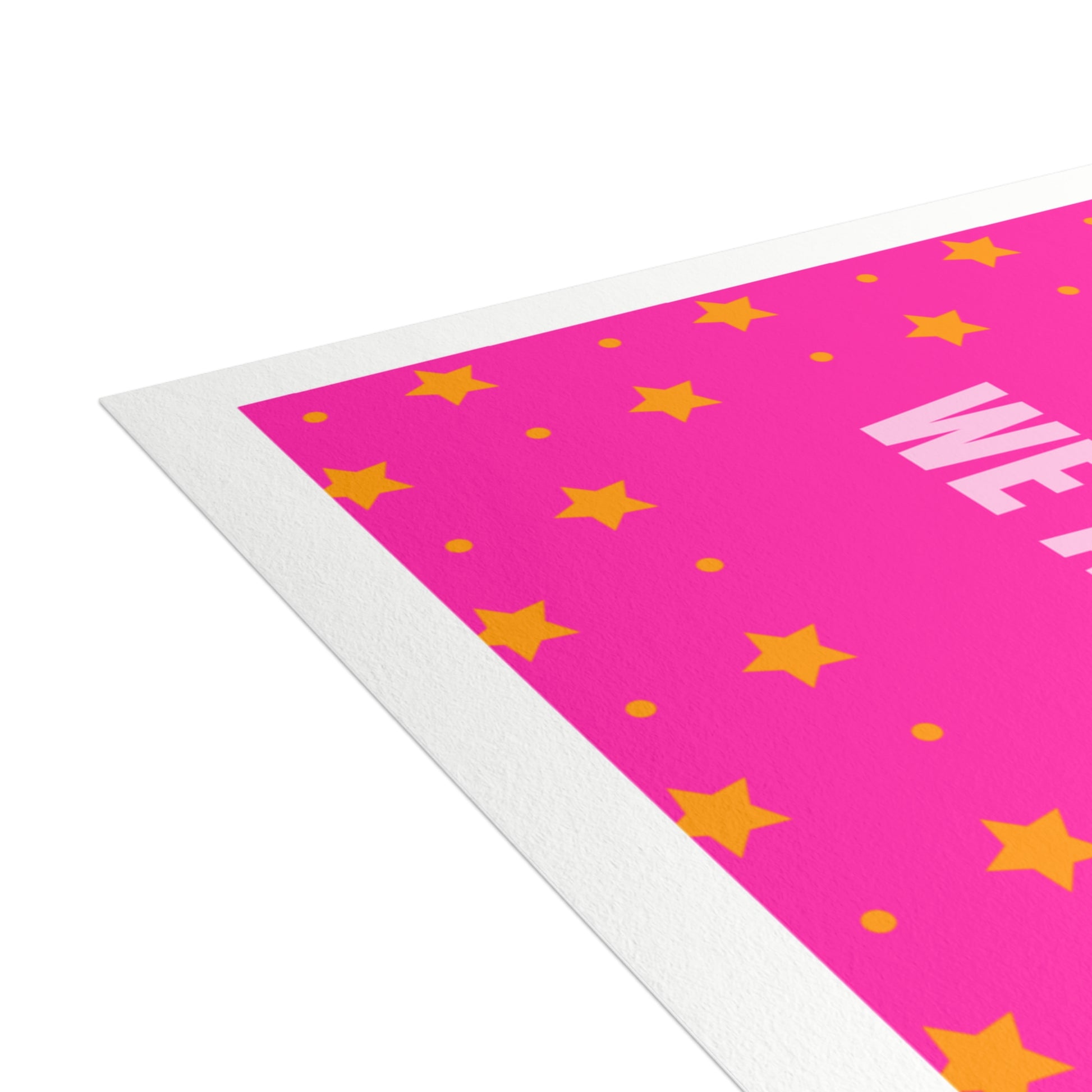 Thank You Card for Small Business Orders | Packaging Insert | Customer Appreciation Card | Cute Pink Star Design | Branding Insert